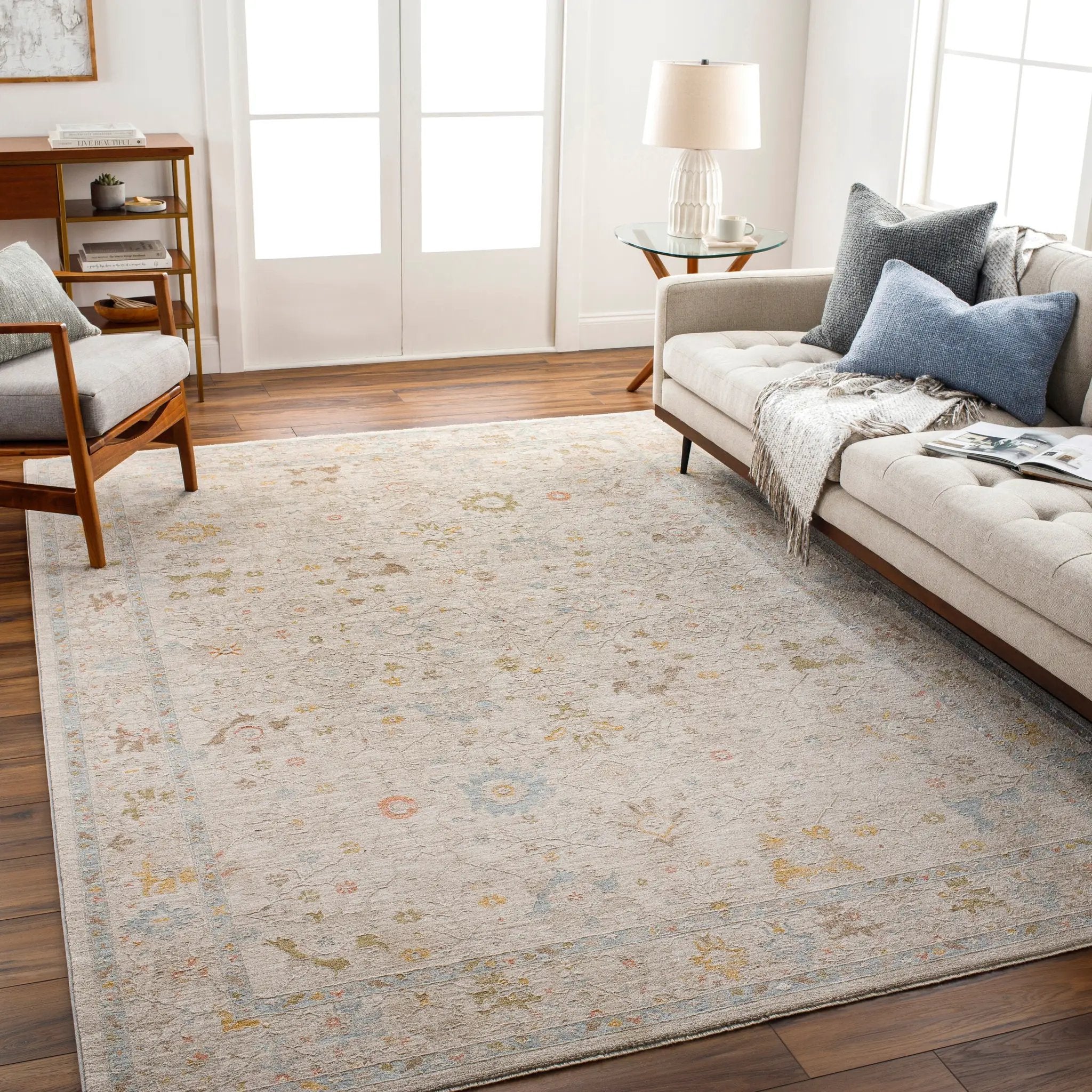 Avant Garde AVT-2368 Taupe Area Rug by LIVABLISS