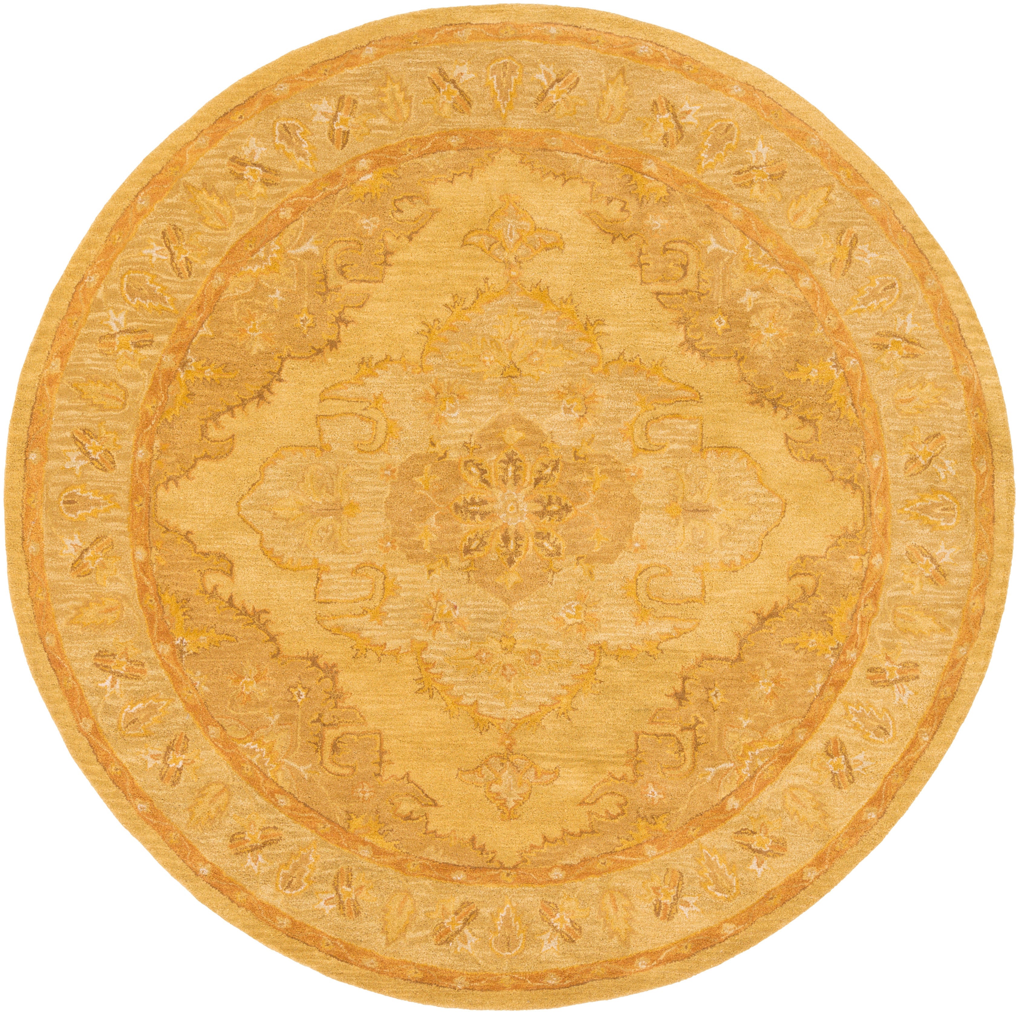 Surya Middleton AWHR-2059 Yellow Area Rug by LIVABLISS