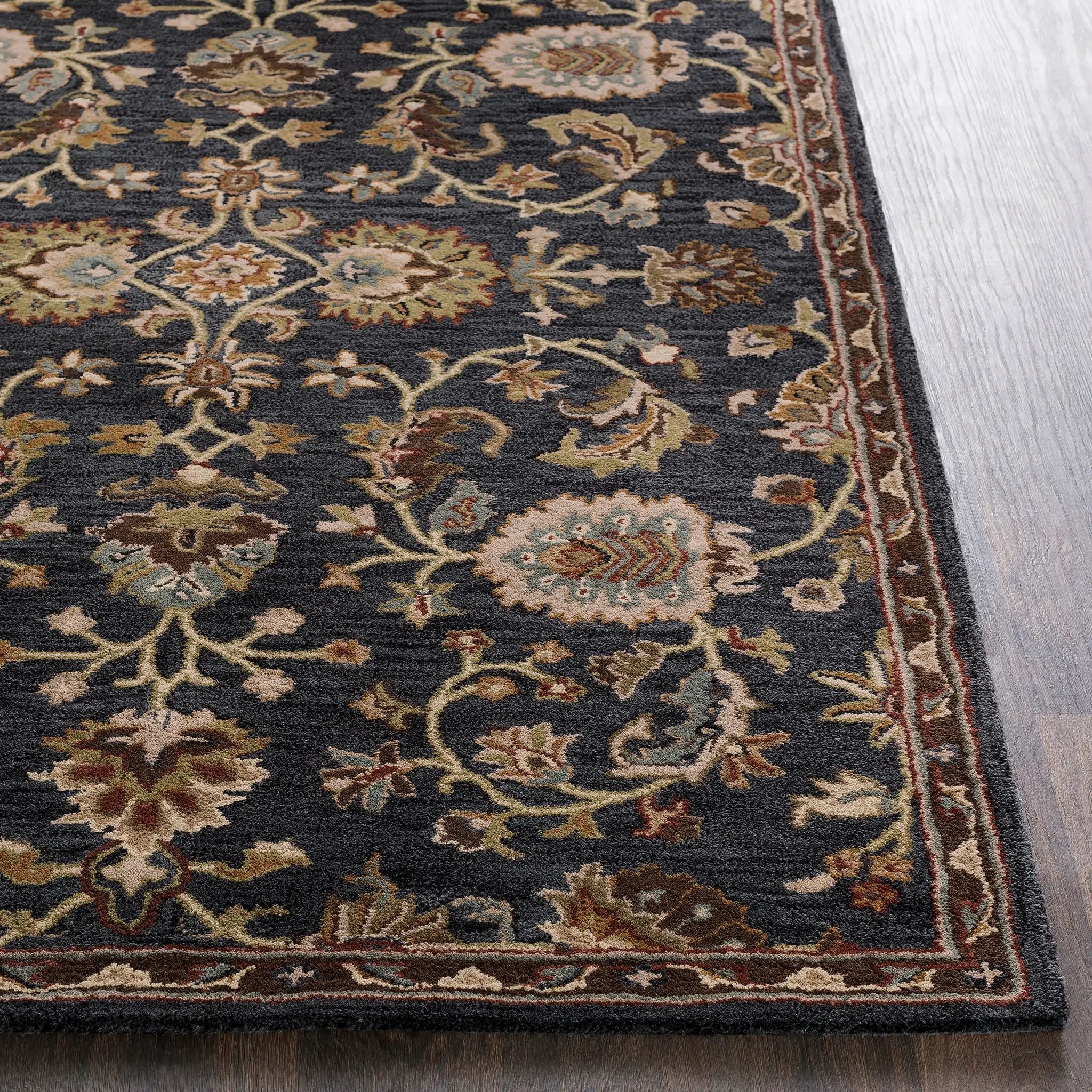 Middleton AWMD-1000 Black Area Rug by LIVABLISS