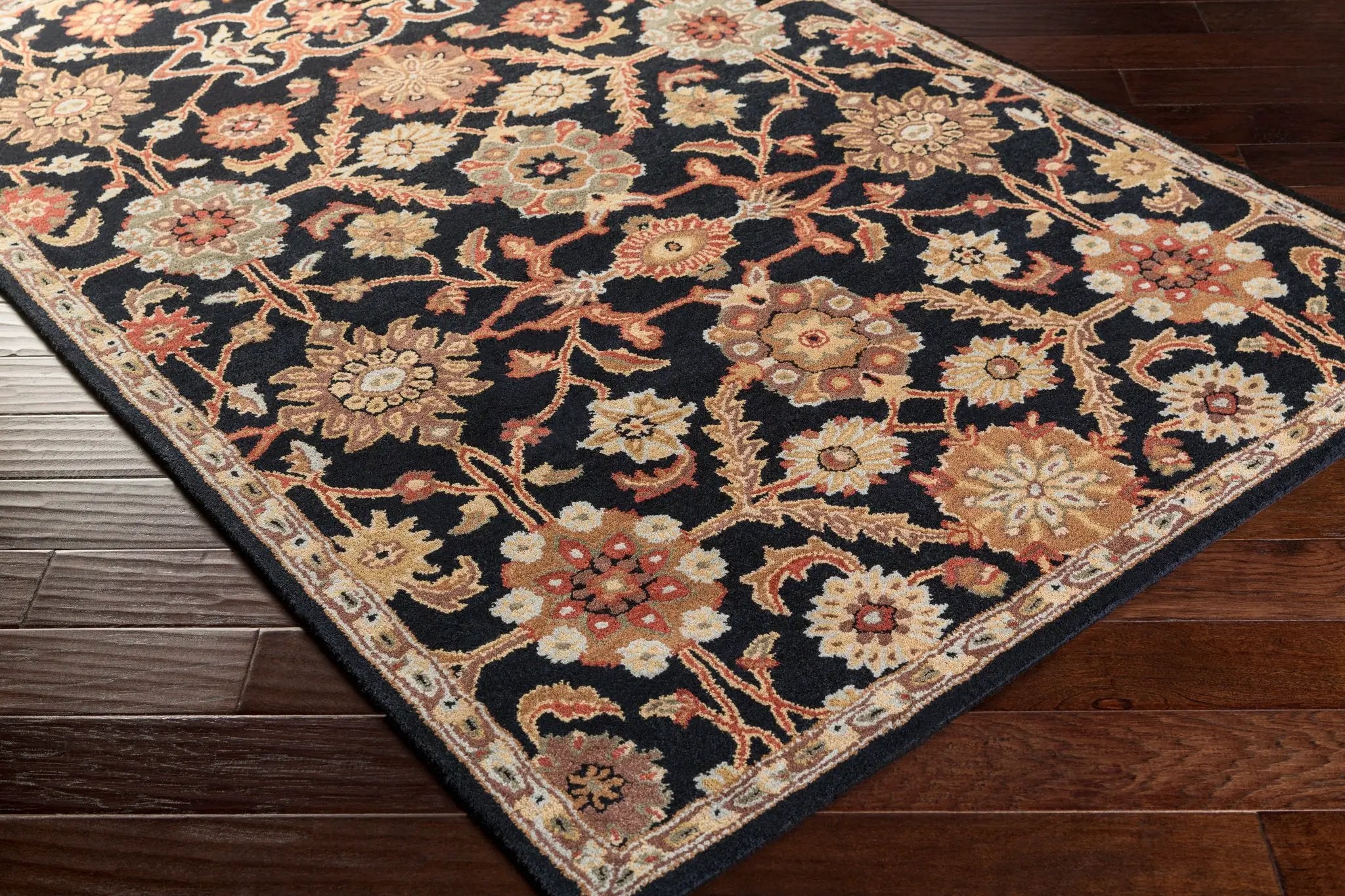 Middleton AWMD-2073 Black Area Rug by LIVABLISS