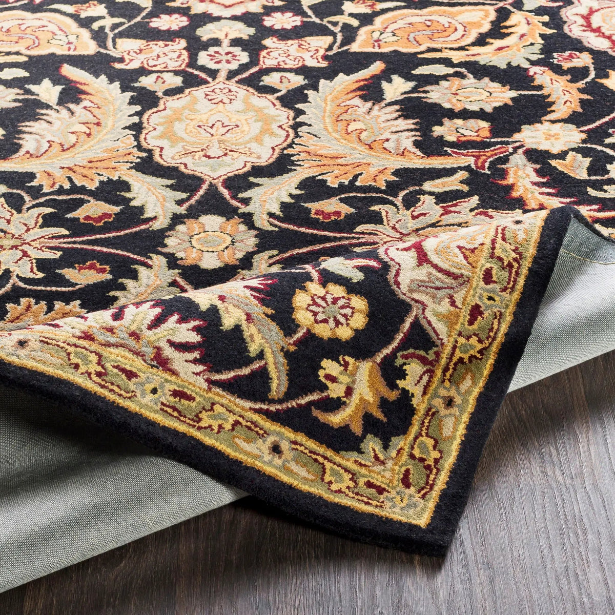 Middleton AWMD-2078 Black Area Rug by LIVABLISS