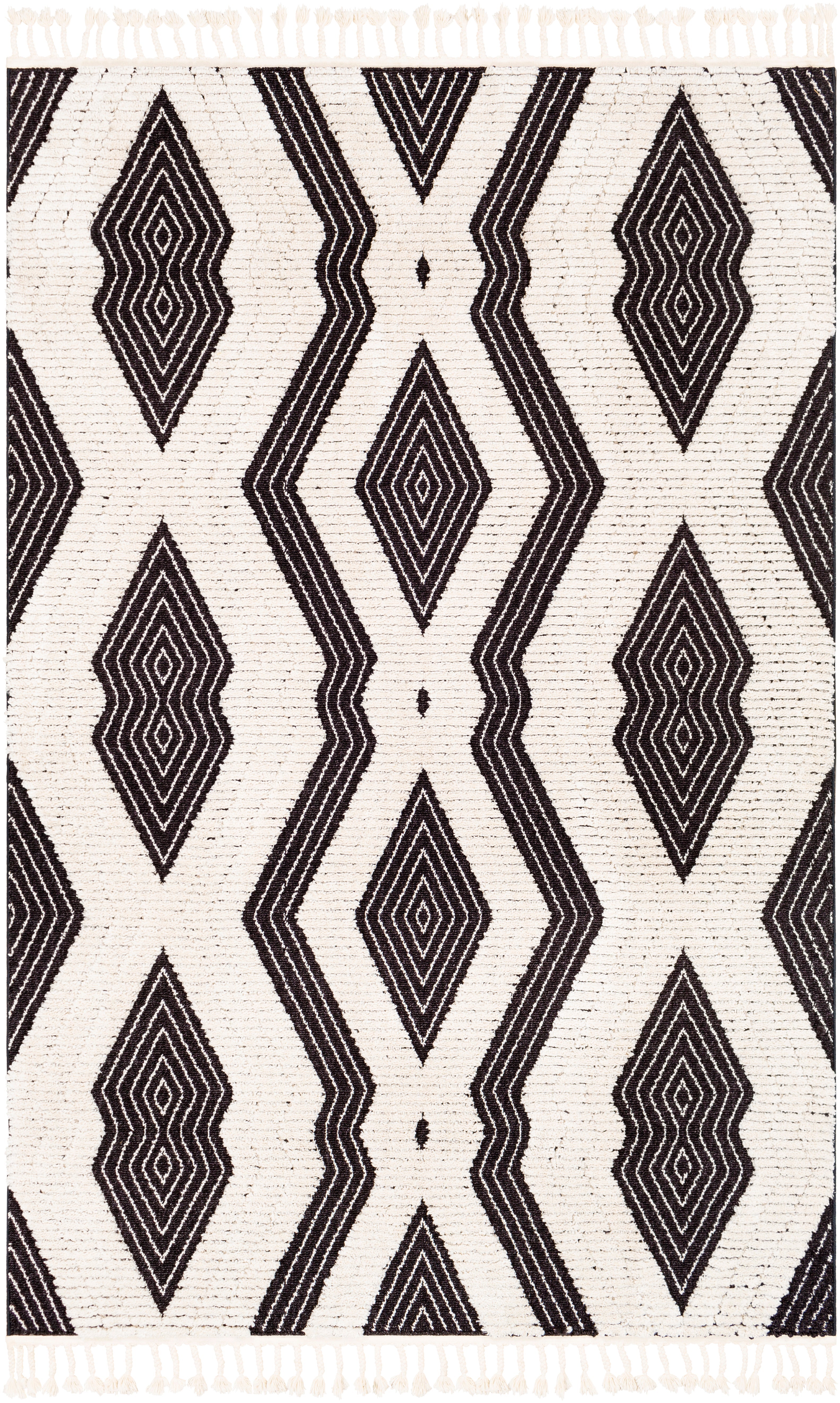 Surya Azilal AZI-2300 Black Area Rug by LIVABLISS