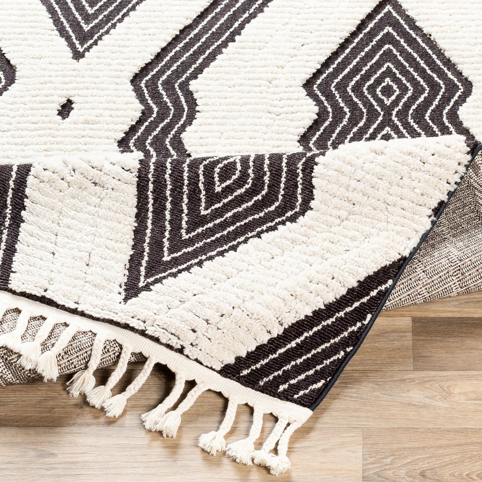 Azilal AZI-2300 Black Area Rug by LIVABLISS