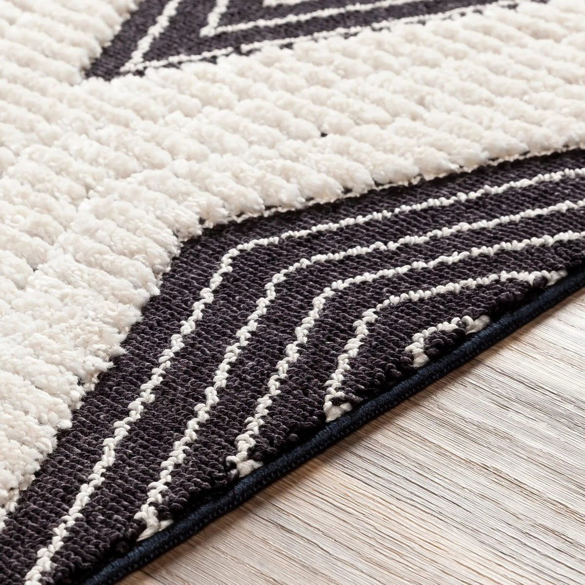 Azilal AZI-2300 Black Area Rug by LIVABLISS