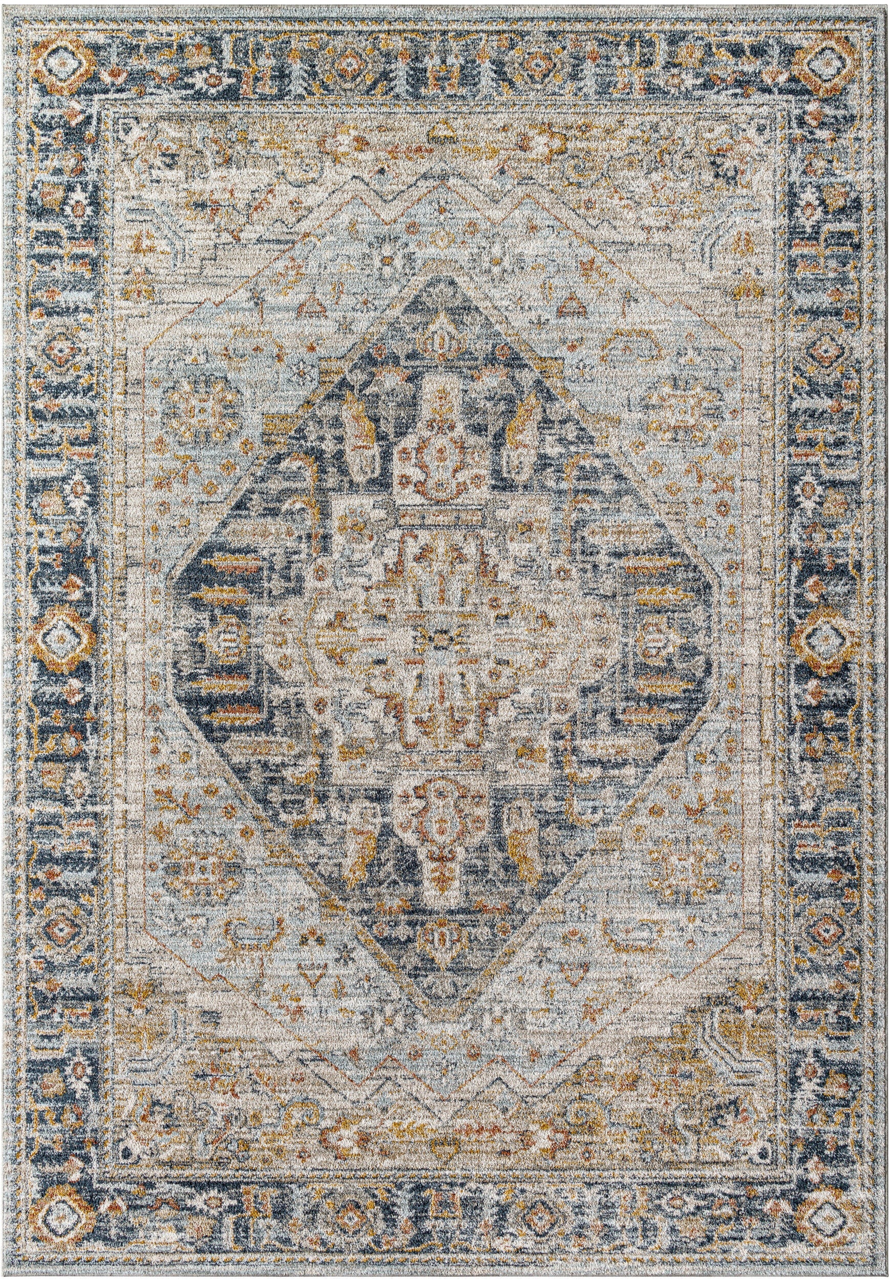 Surya Beckham BCM-2302 Charcoal Area Rug by LIVABLISS