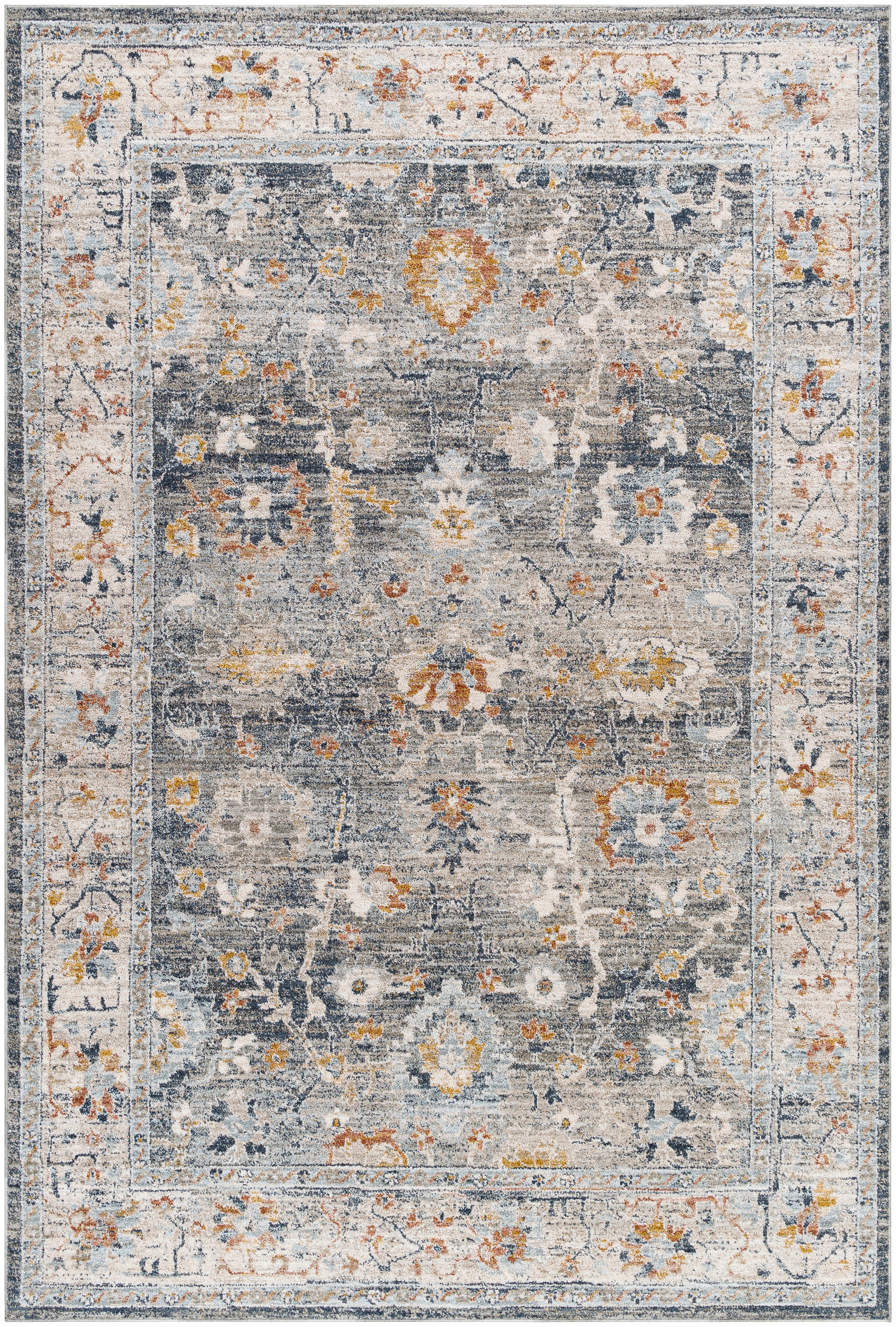 Surya Beckham BCM-2306 Medium Gray Area Rug by LIVABLISS