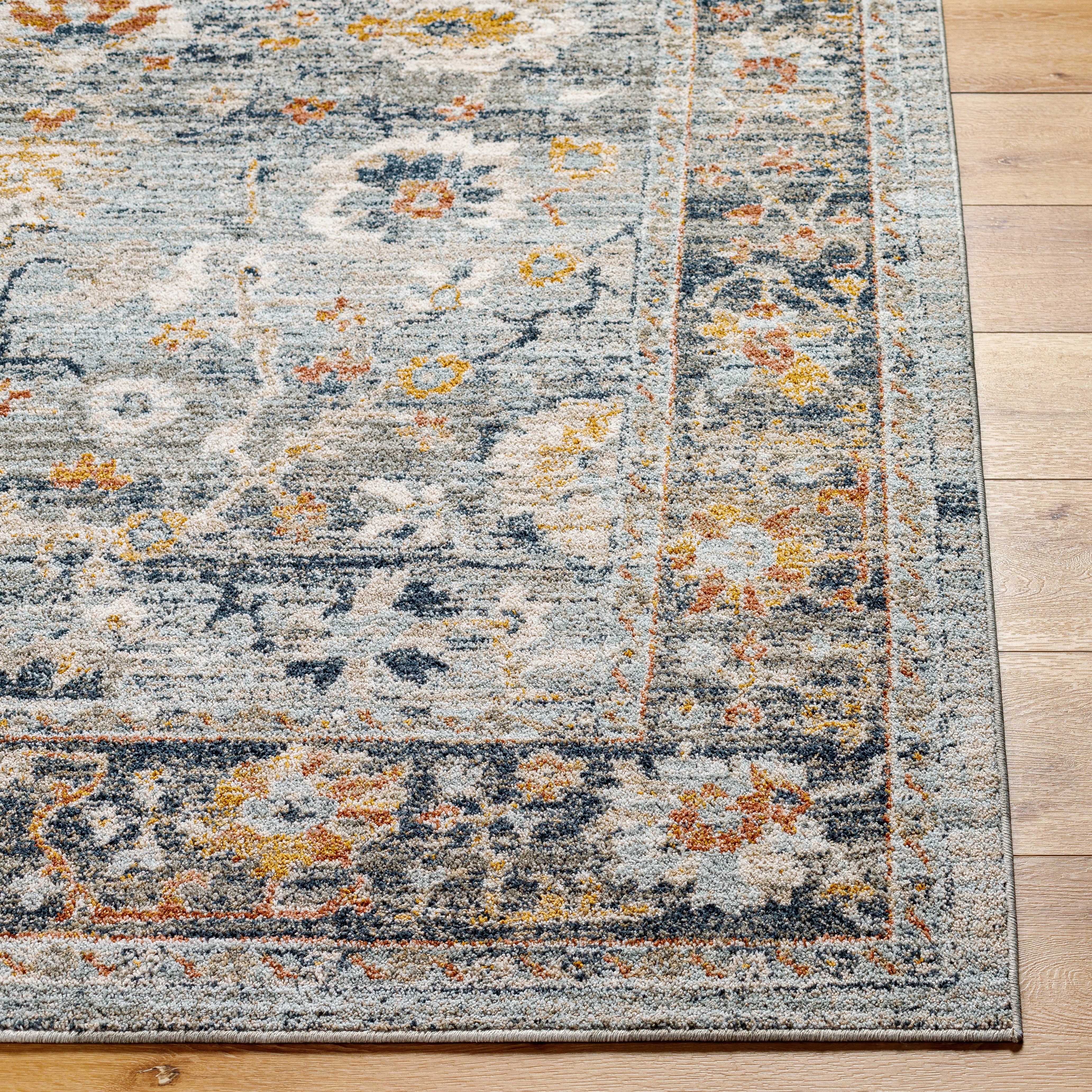 Surya Beckham BCM-2307 Ice Blue Area Rug by LIVABLISS