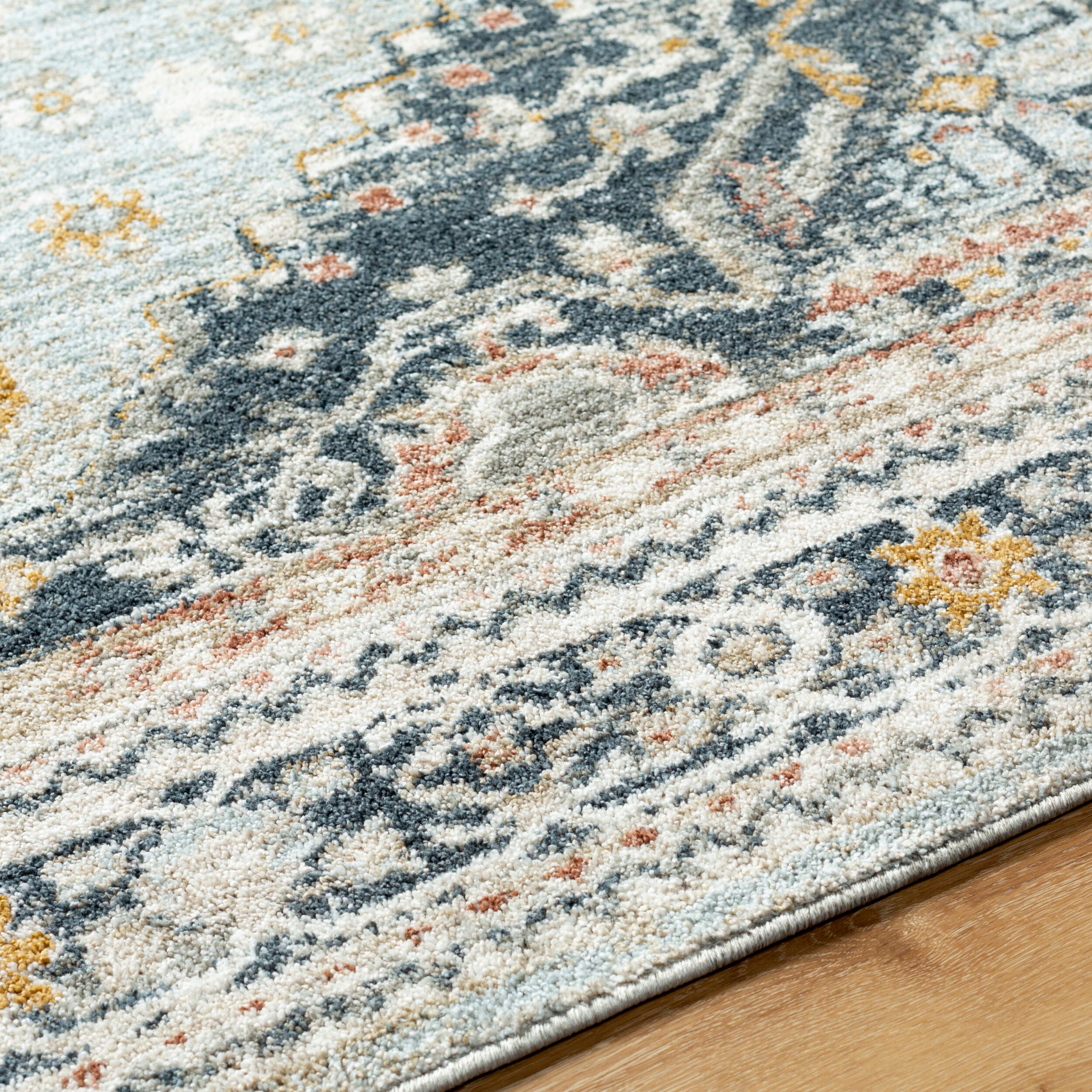 Surya Beckham BCM-2323 Ice Blue Area Rug by LIVABLISS