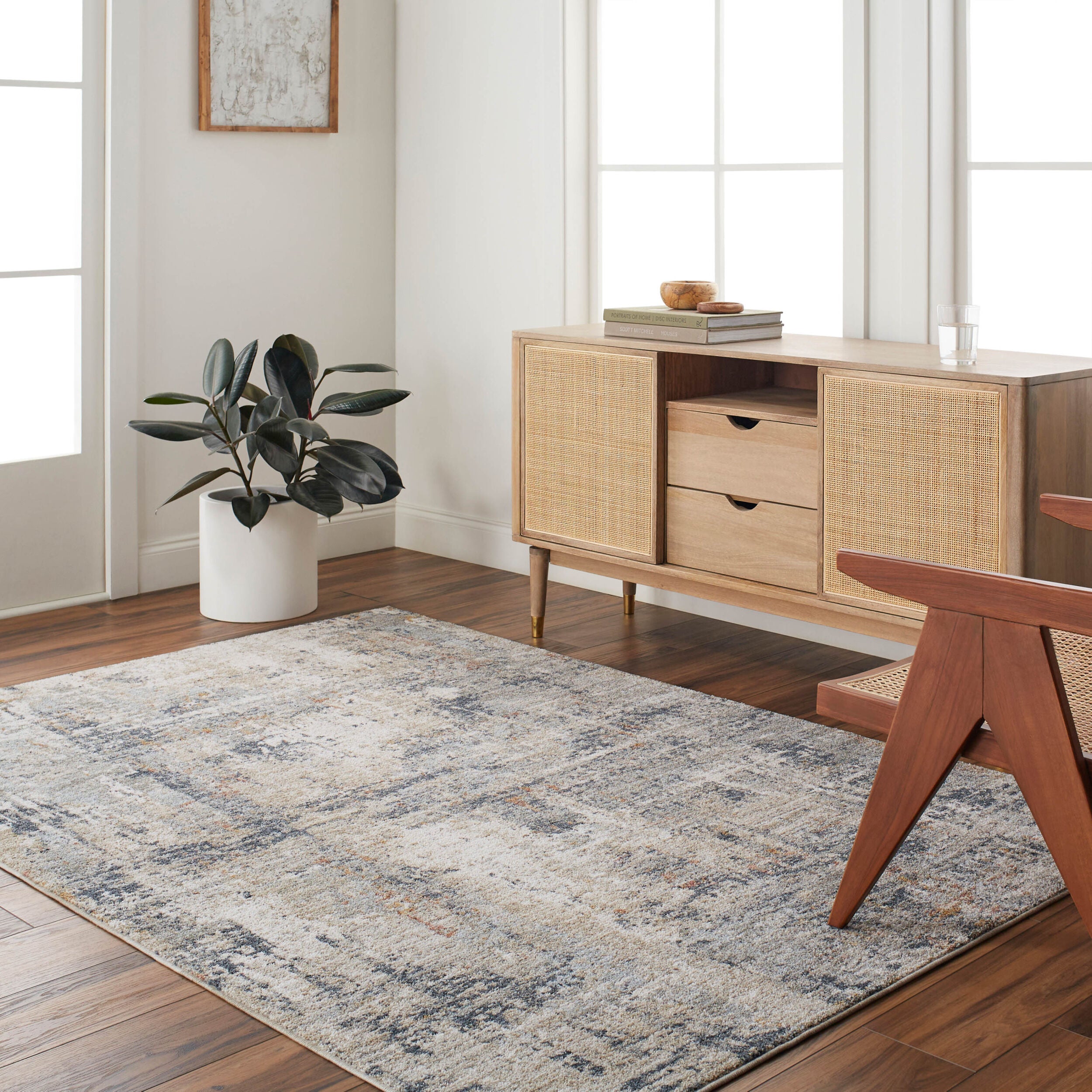 Surya Beckham BCM-2329 Medium Gray Area Rug by LIVABLISS
