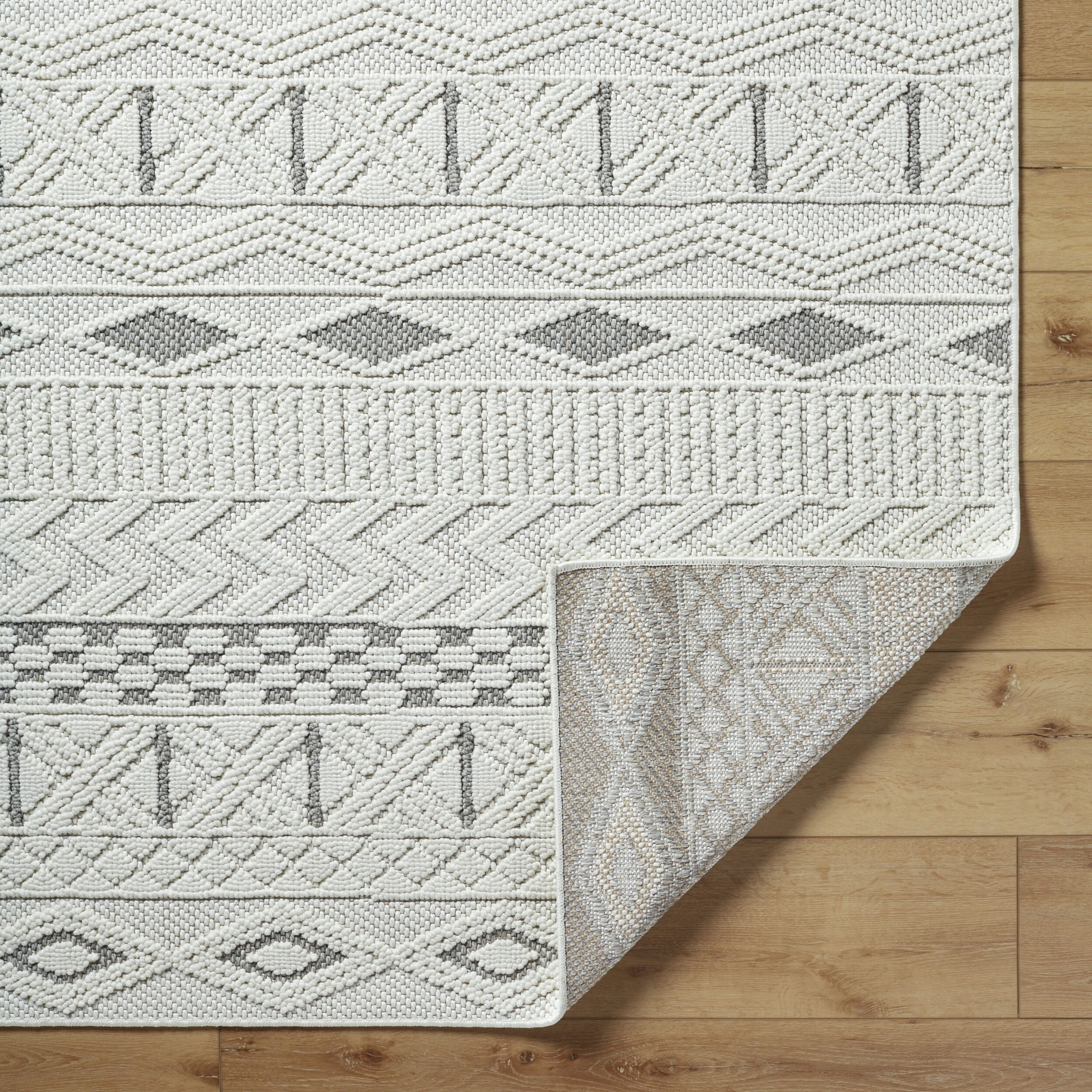 Surya Bouclair BCR-2314 Cream Area Rug by LIVABLISS