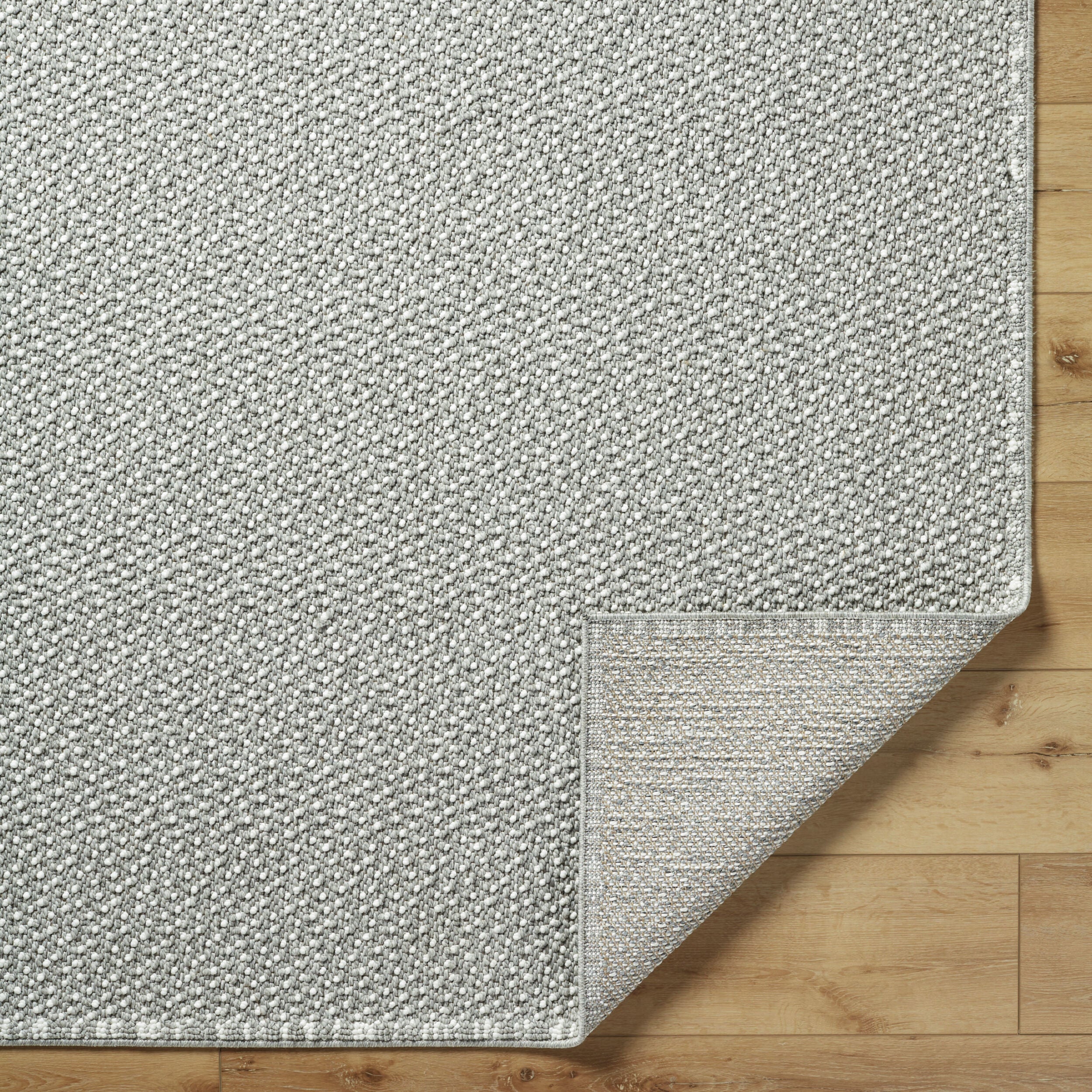 Surya Bouclair BCR-2315 Light Gray Area Rug by LIVABLISS