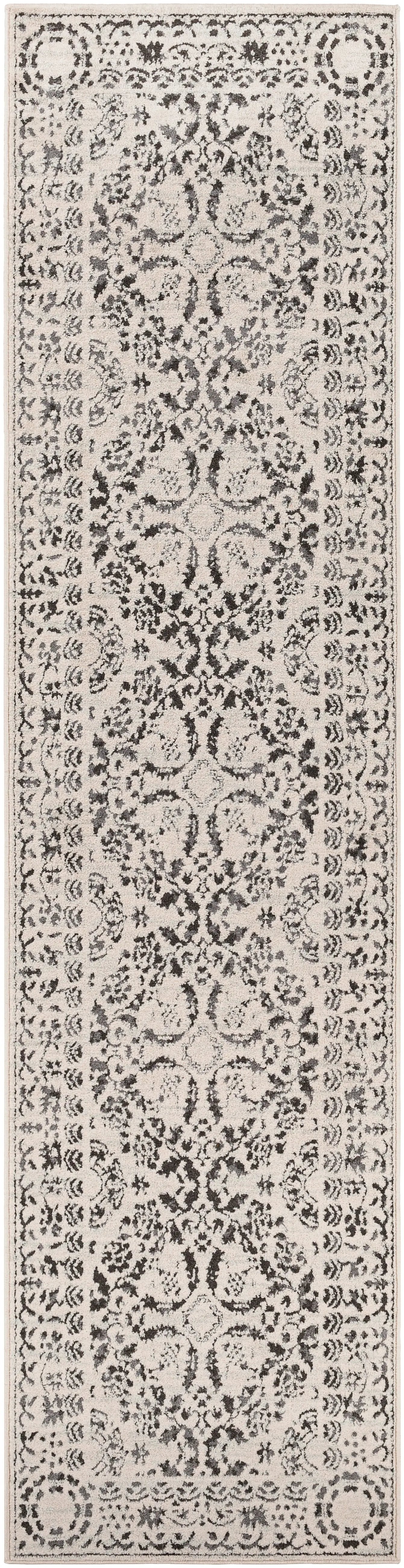 Bahar BHR-2318 Charcoal Area Rug by LIVABLISS