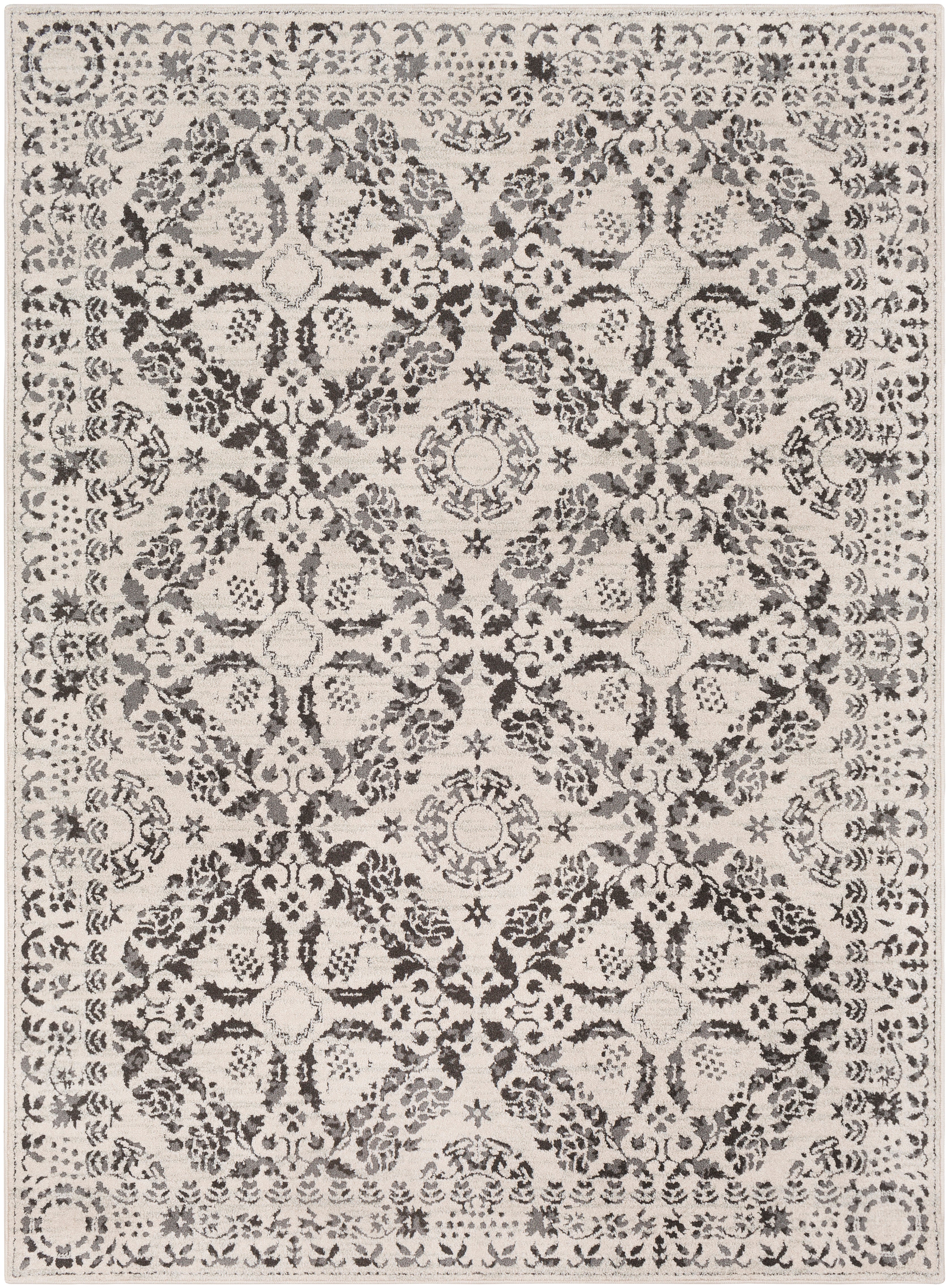 Surya Bahar BHR-2318 Charcoal Area Rug by LIVABLISS