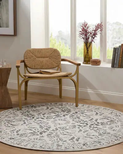 Bahar BHR-2318 Charcoal Area Rug by LIVABLISS