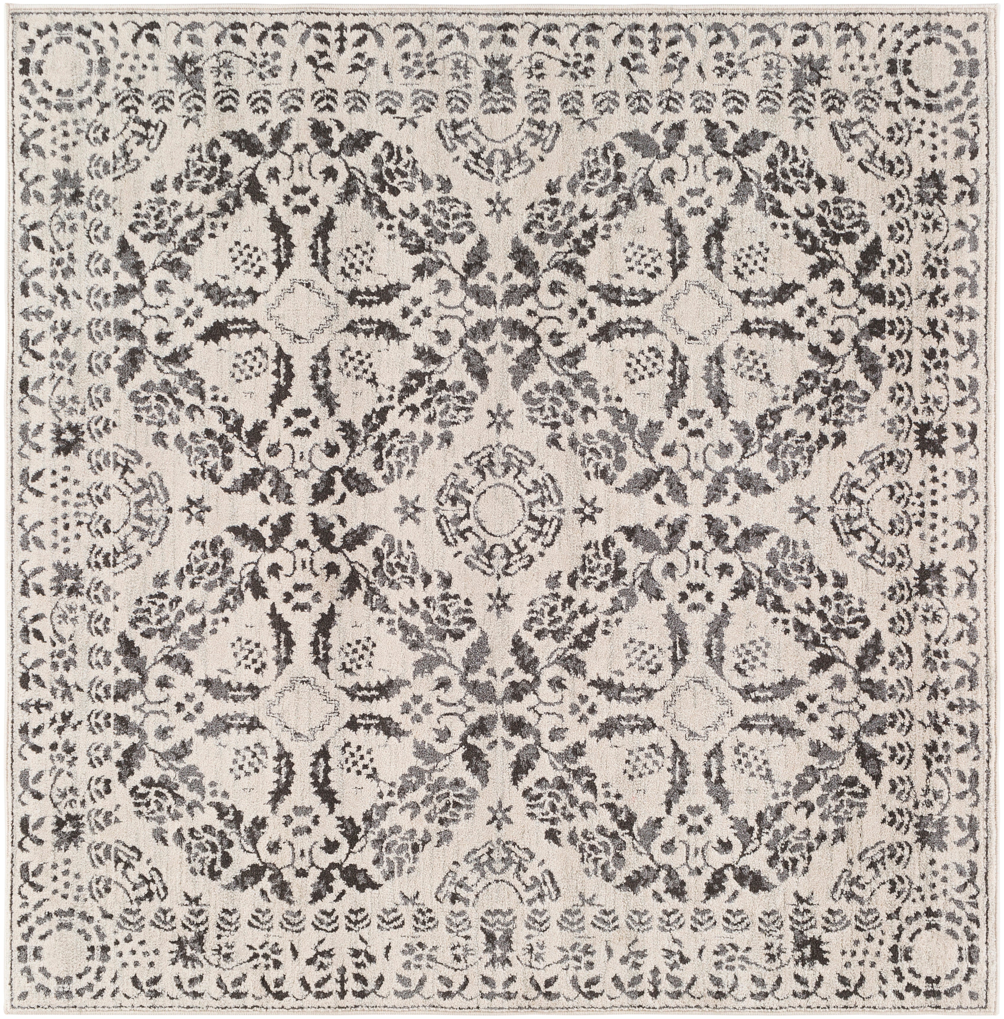 Surya Bahar BHR-2318 Charcoal Area Rug by LIVABLISS