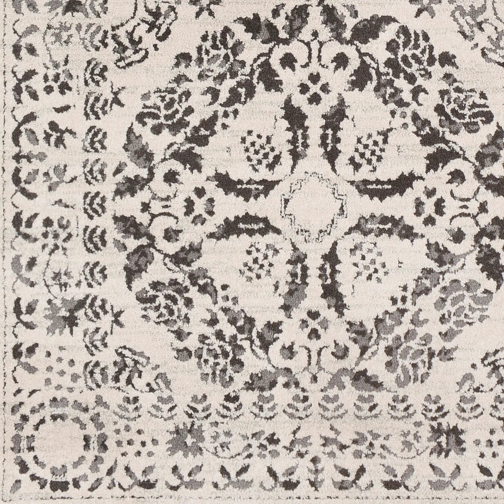 Bahar BHR-2318 Charcoal Area Rug by LIVABLISS