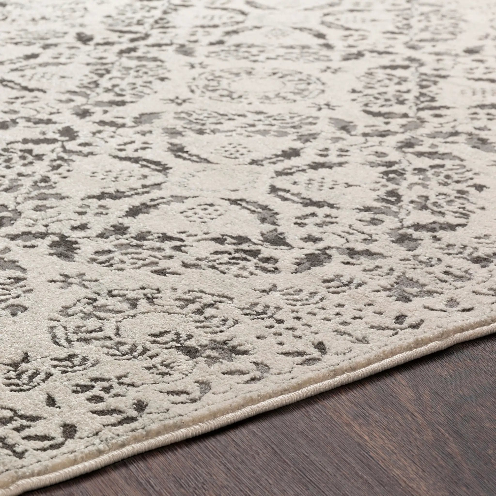 Bahar BHR-2318 Charcoal Area Rug by LIVABLISS