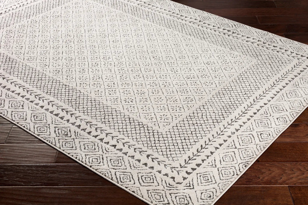 Bahar BHR-2321 Beige Area Rug by LIVABLISS