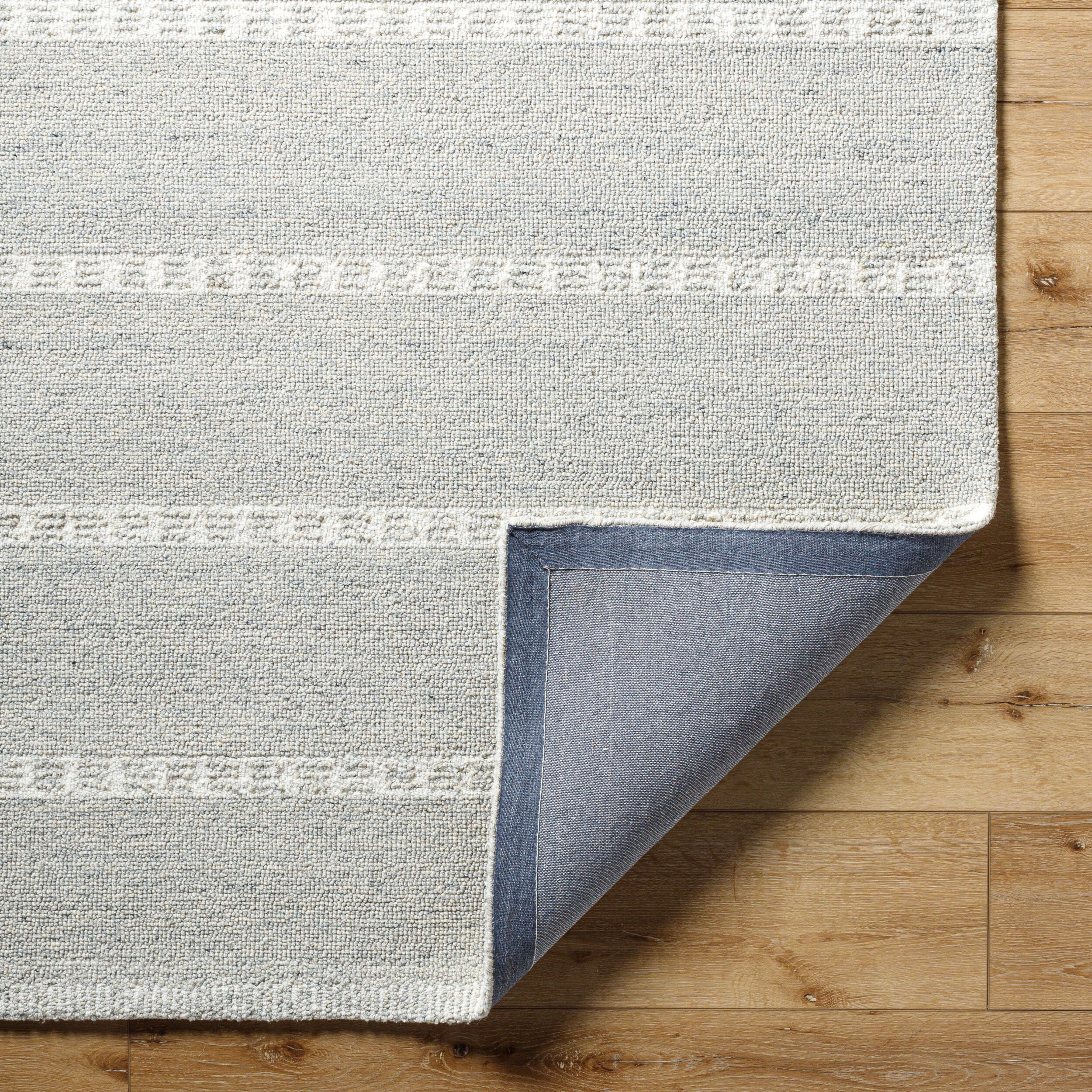 Surya Brook BKO-2322 Silver Area Rug by LIVABLISS