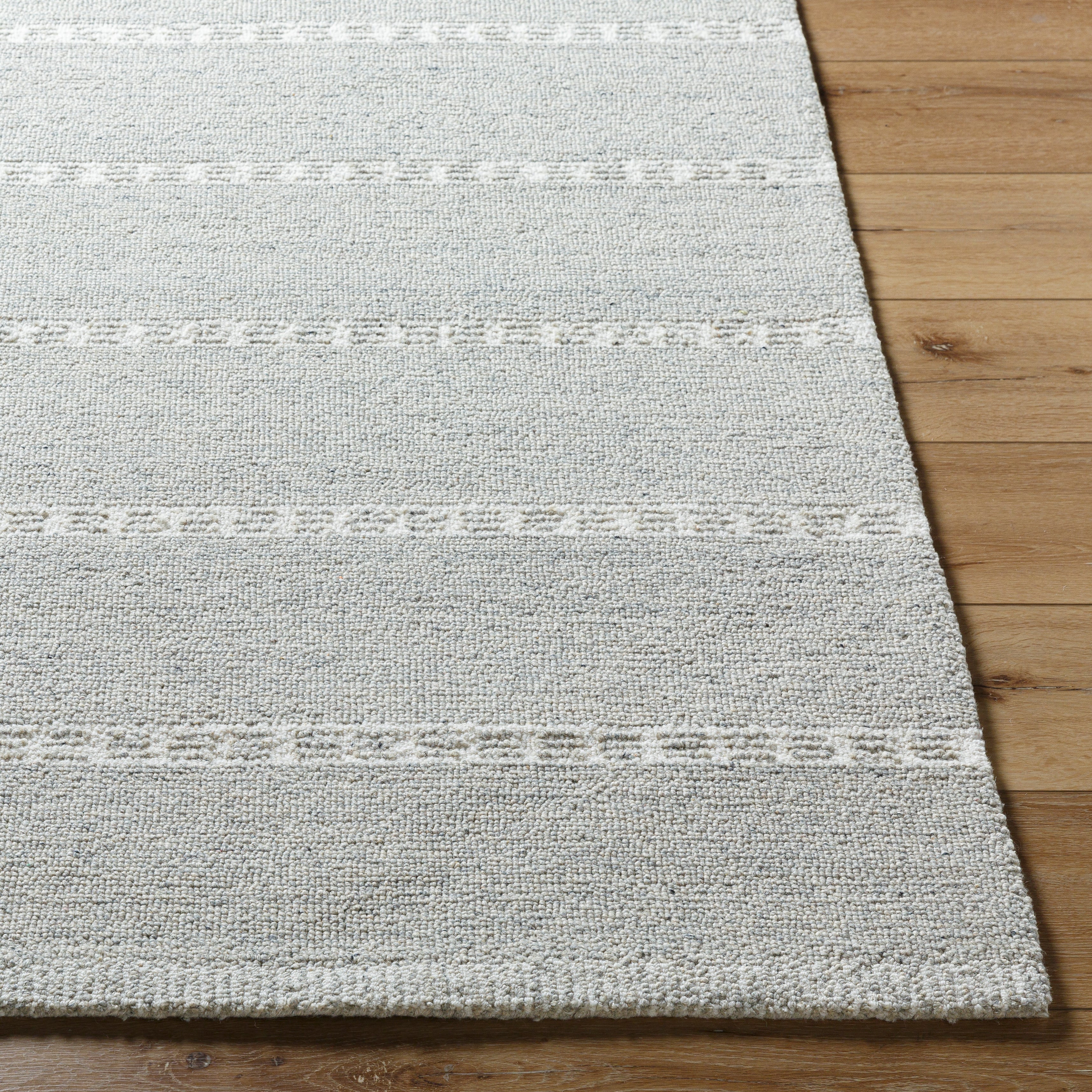 Surya Brook BKO-2322 Silver Area Rug by LIVABLISS