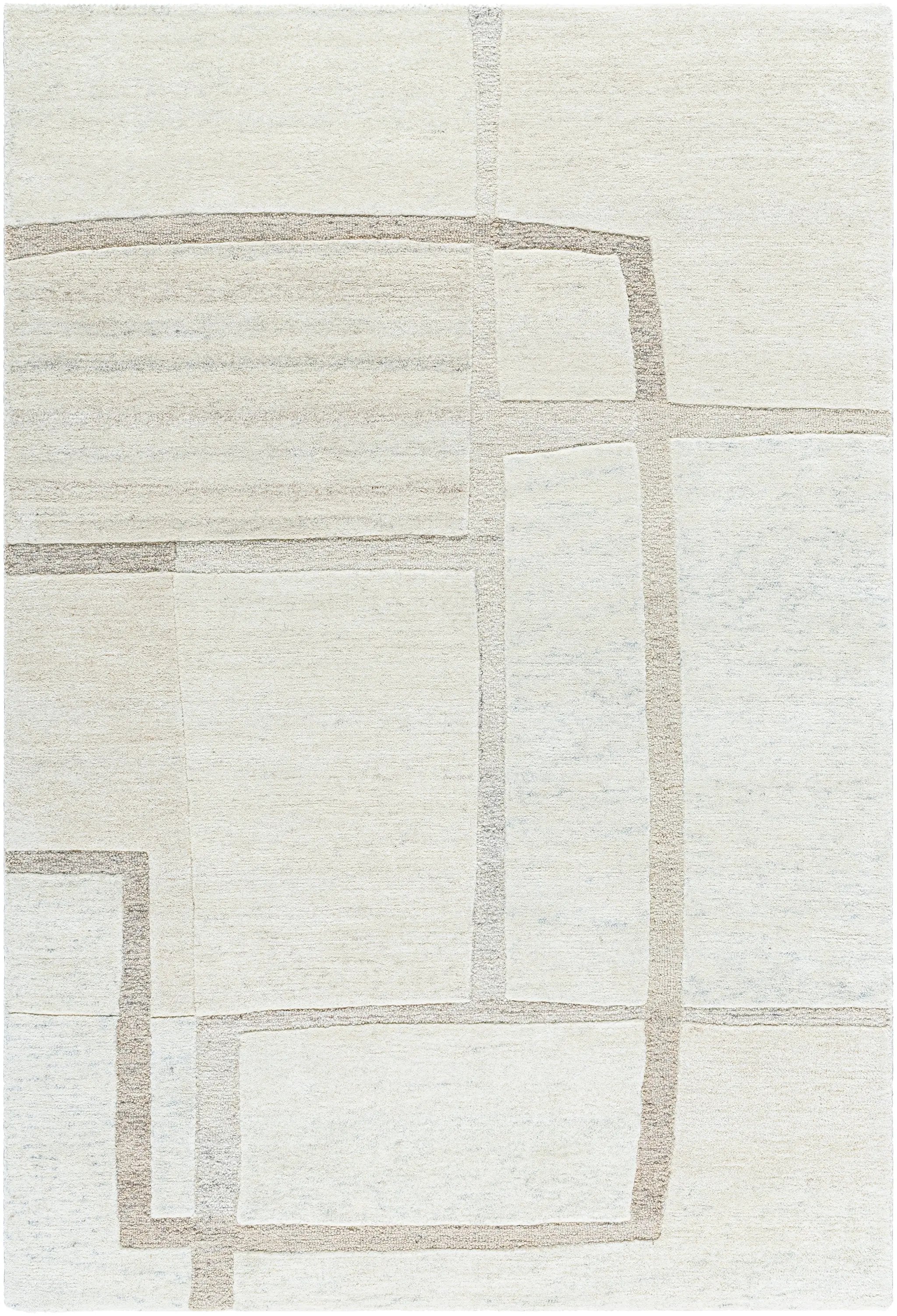 Brook BKO-2327 Ivory Area Rug by LIVABLISS