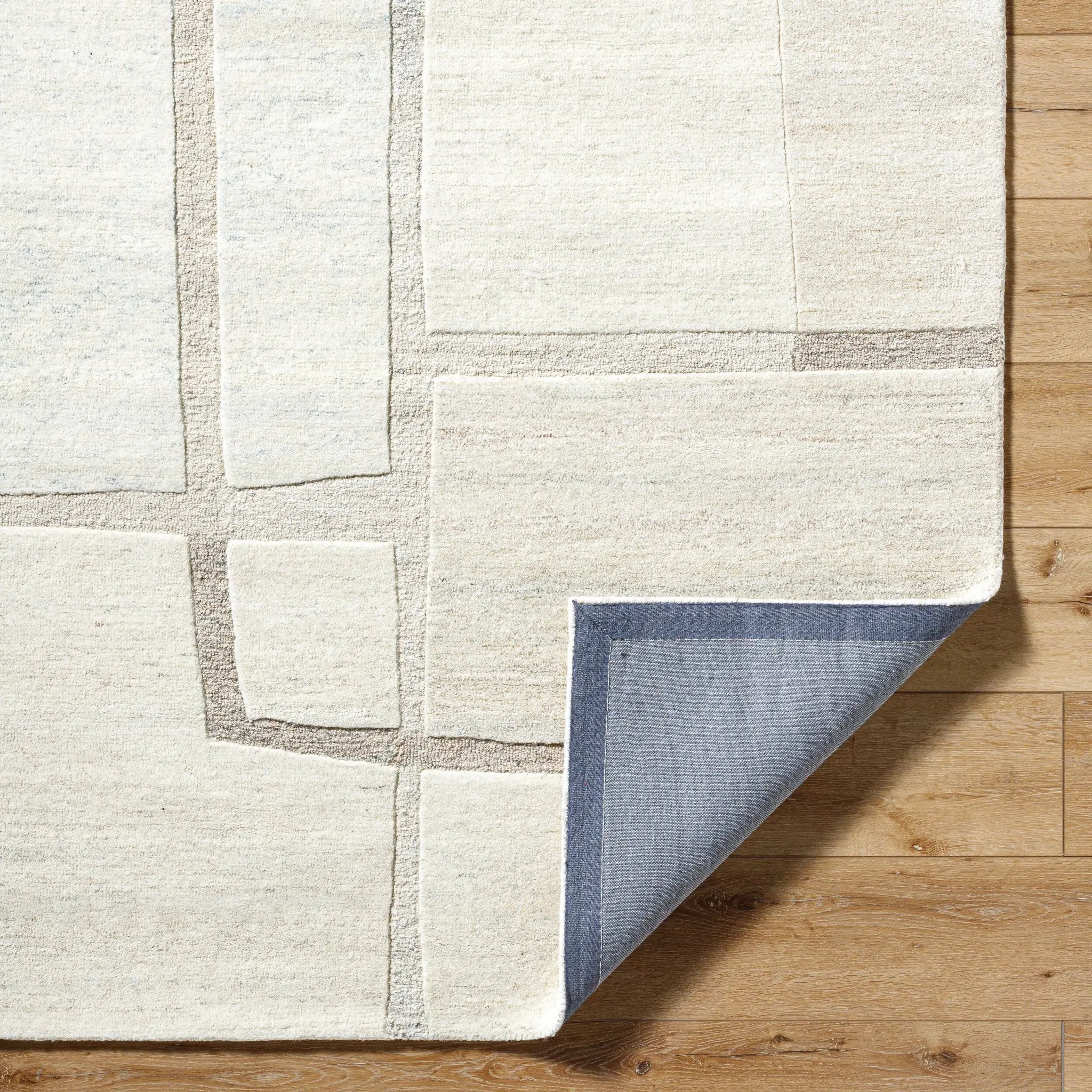 Brook BKO-2327 Ivory Area Rug by LIVABLISS