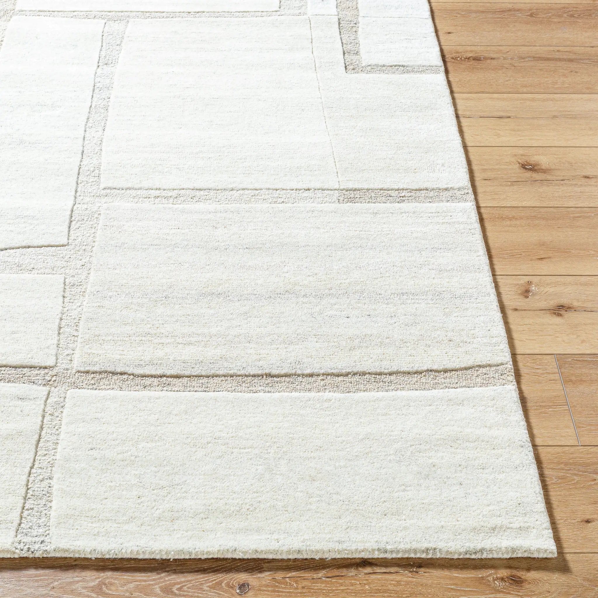 Brook BKO-2327 Ivory Area Rug by LIVABLISS