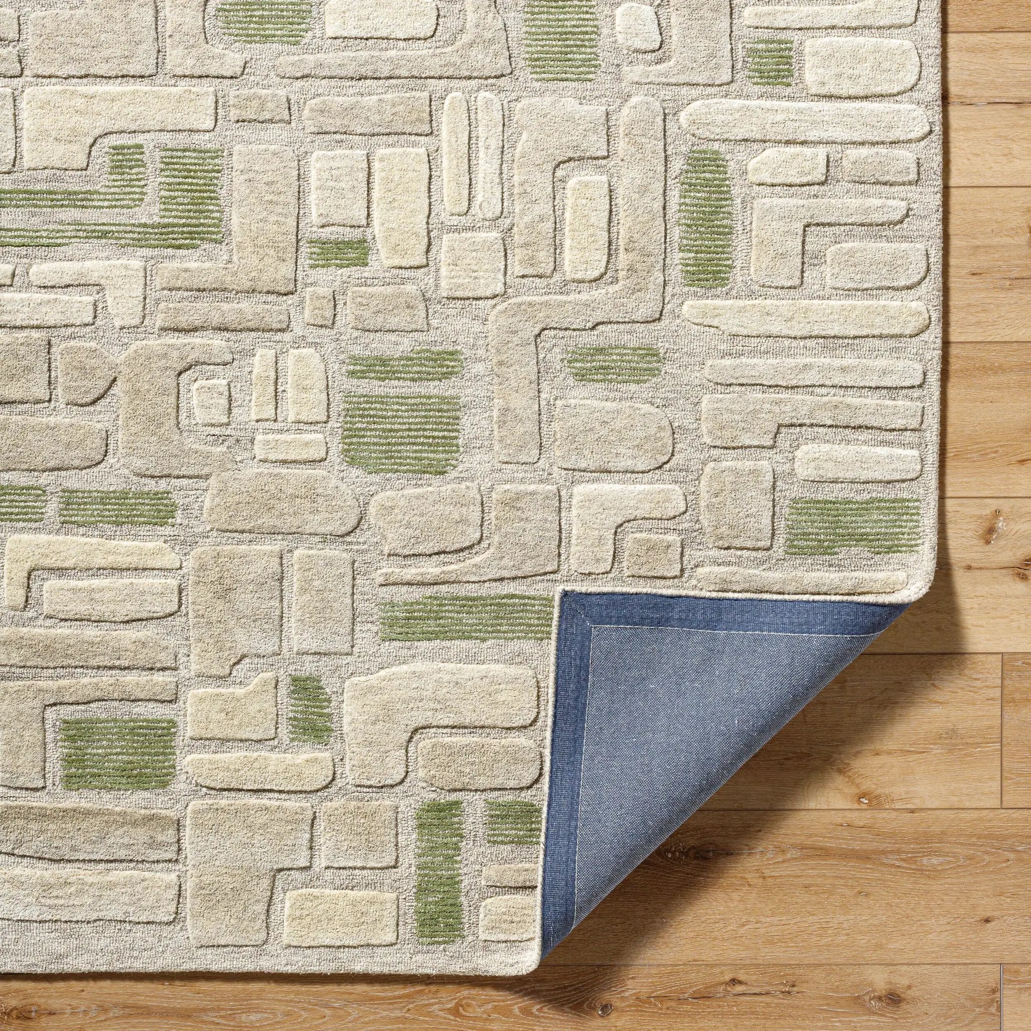 Brook BKO-2361 Sage Area Rug by LIVABLISS