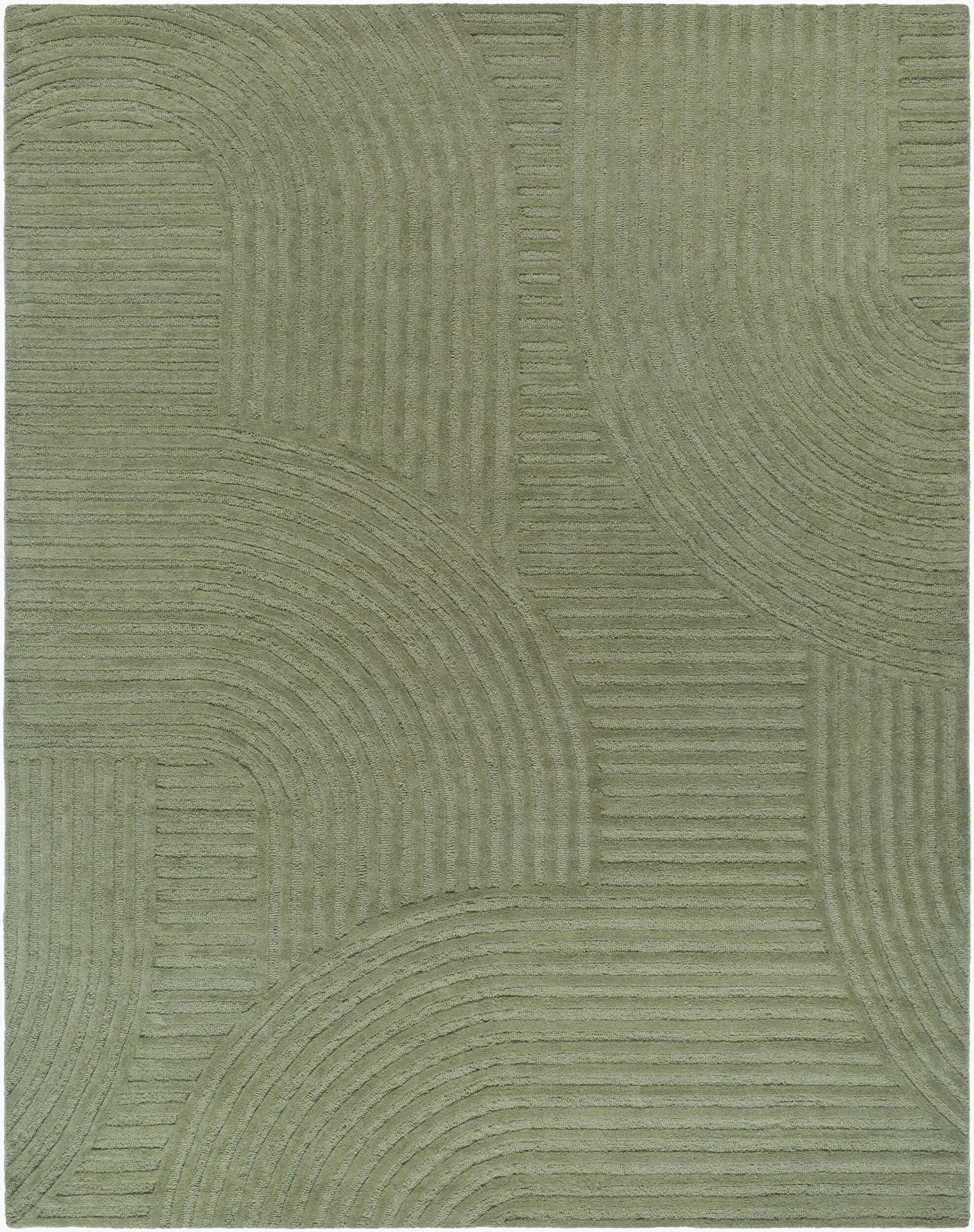 Brook BKO-2367 Sage Area Rug by LIVABLISS