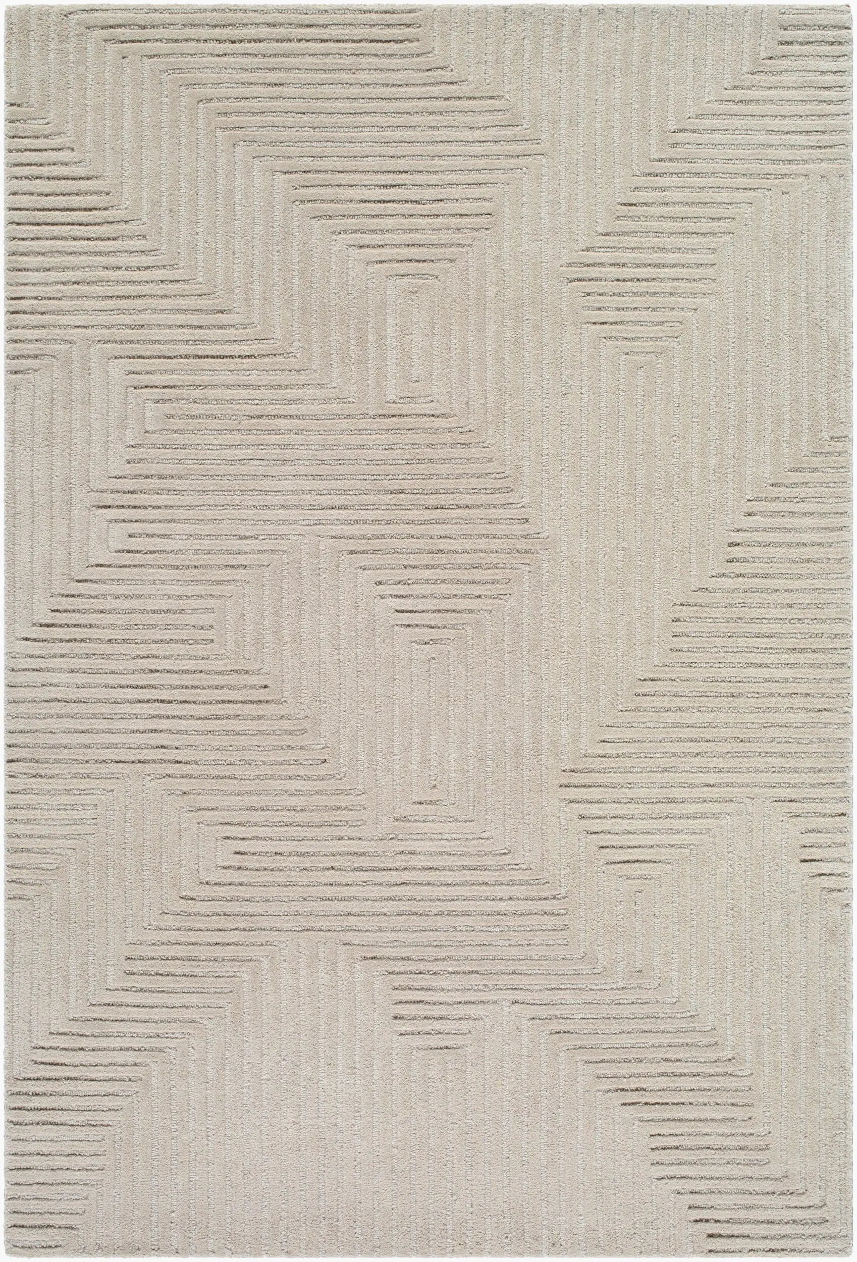 Brook BKO-2368 Sandstone Area Rug by LIVABLISS