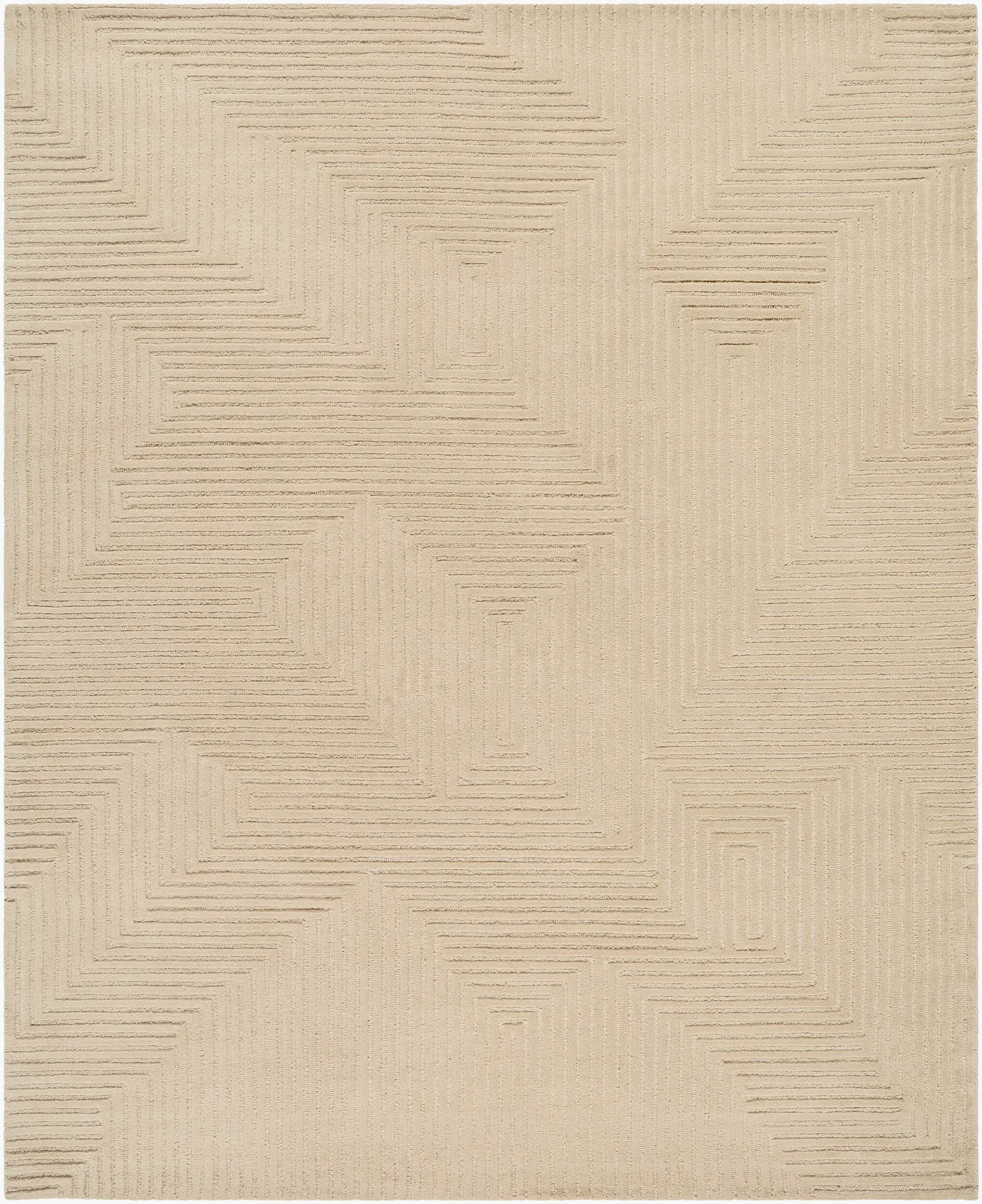 Brook BKO-2369 Taupe Area Rug by LIVABLISS