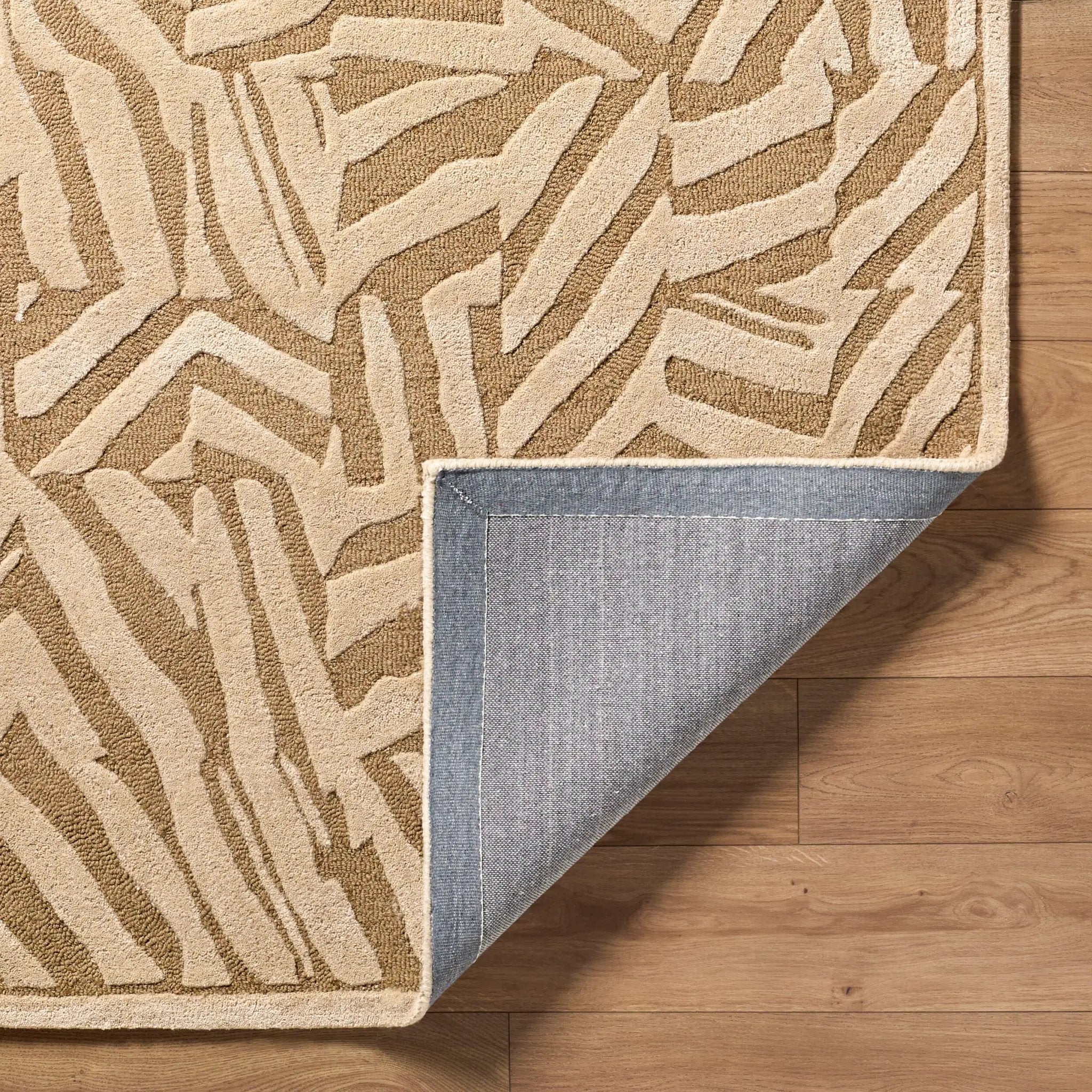 Brook BKO-2370 Tan Area Rug by LIVABLISS