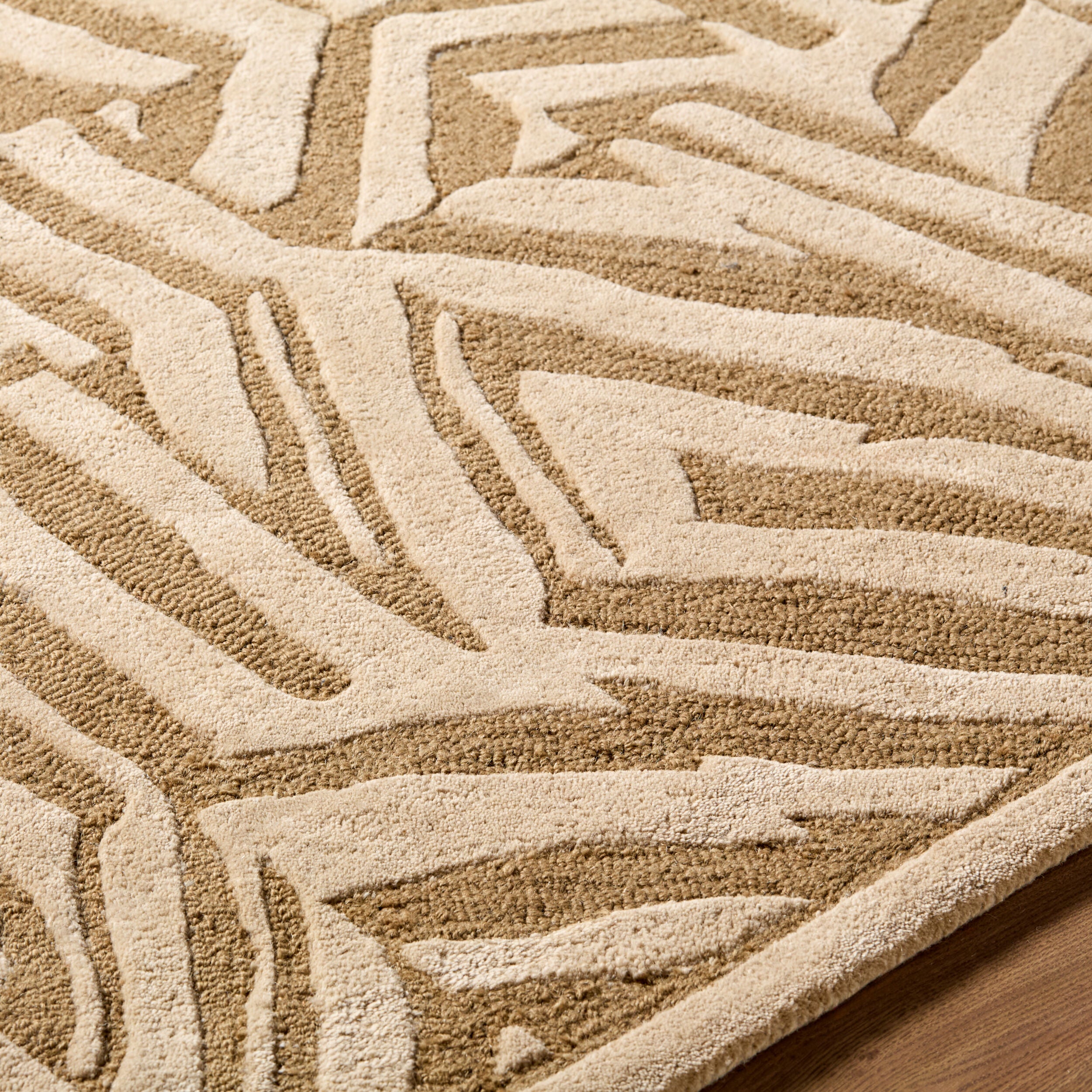 LIVABLISS Brook BKO-2370 Tan Area Rug