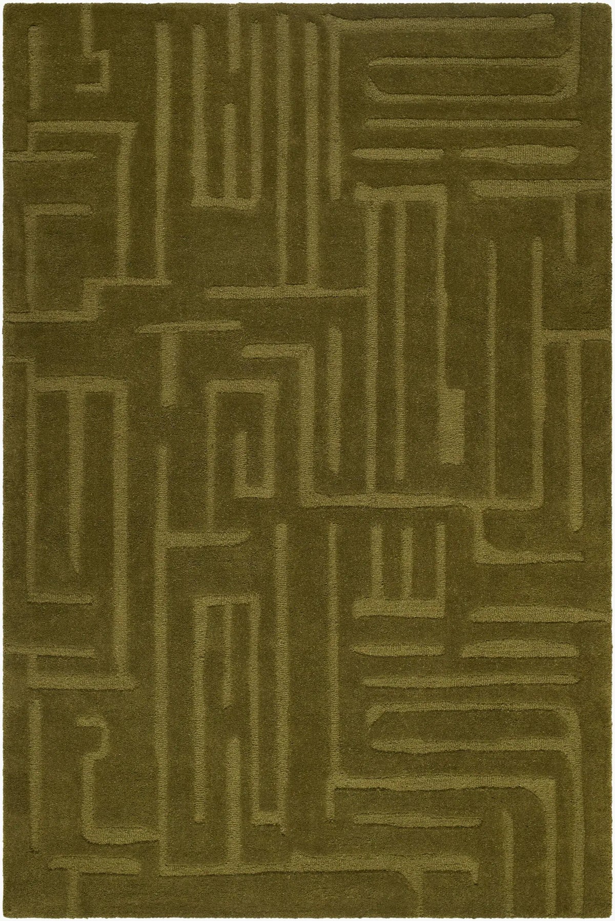LIVABLISS Brook BKO-2374 Olive-Green Area Rug