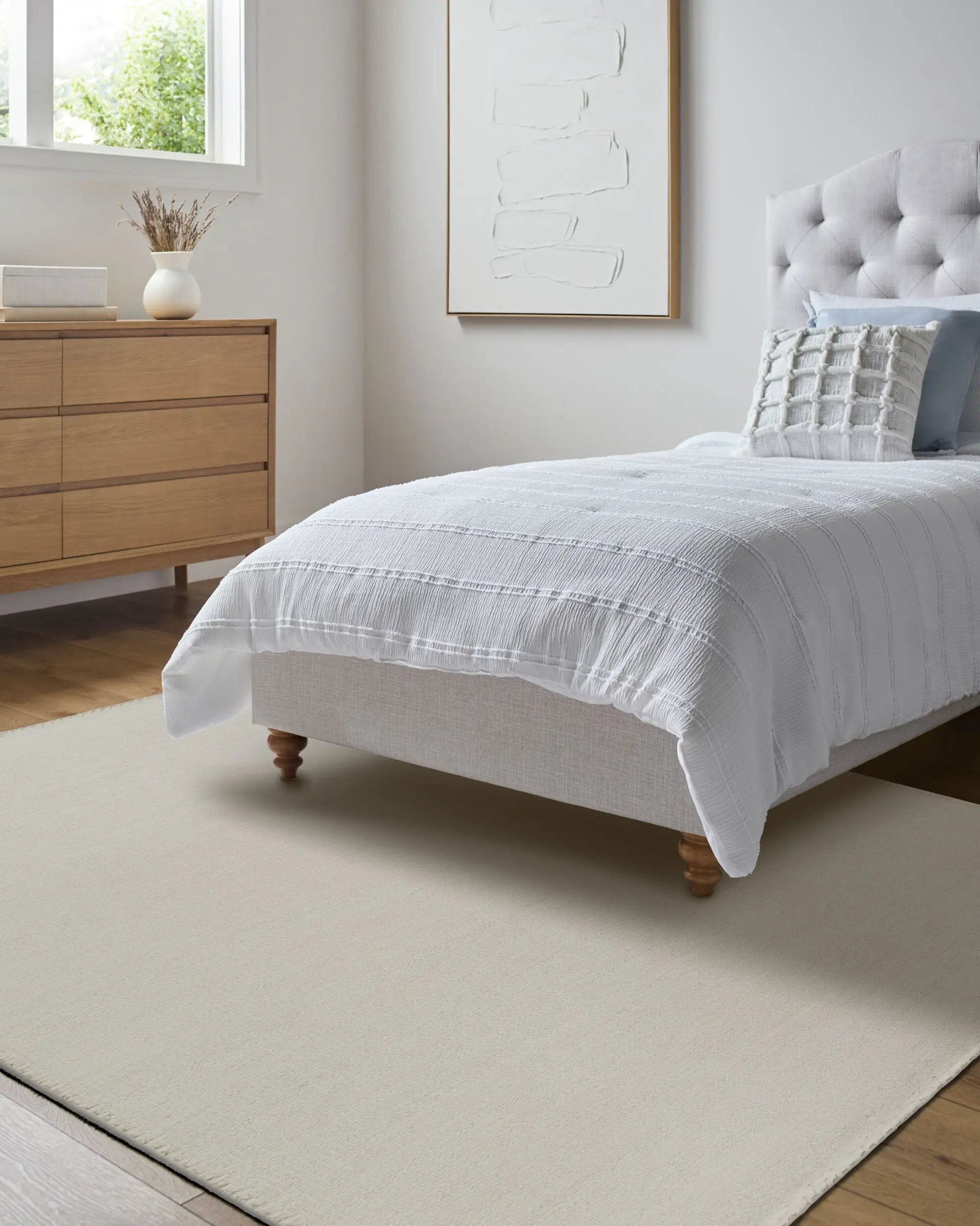 Berkeley BKY-2305 Ivory Area Rug by LIVABLISS