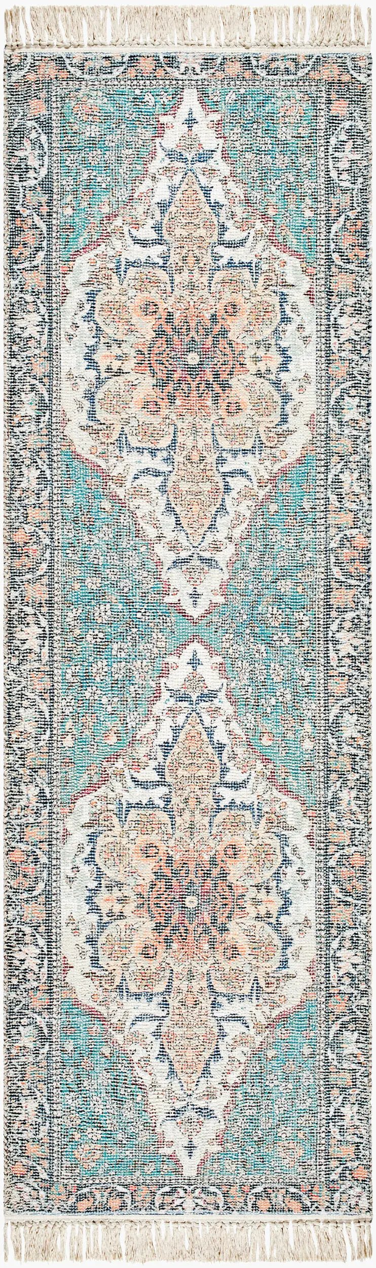 Belfast BLF-2302 Teal Area Rug by LIVABLISS