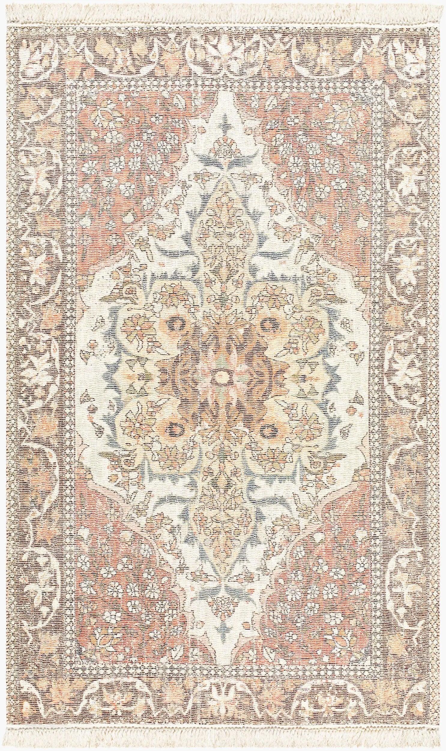 Belfast BLF-2303 Terracotta Area Rug by LIVABLISS