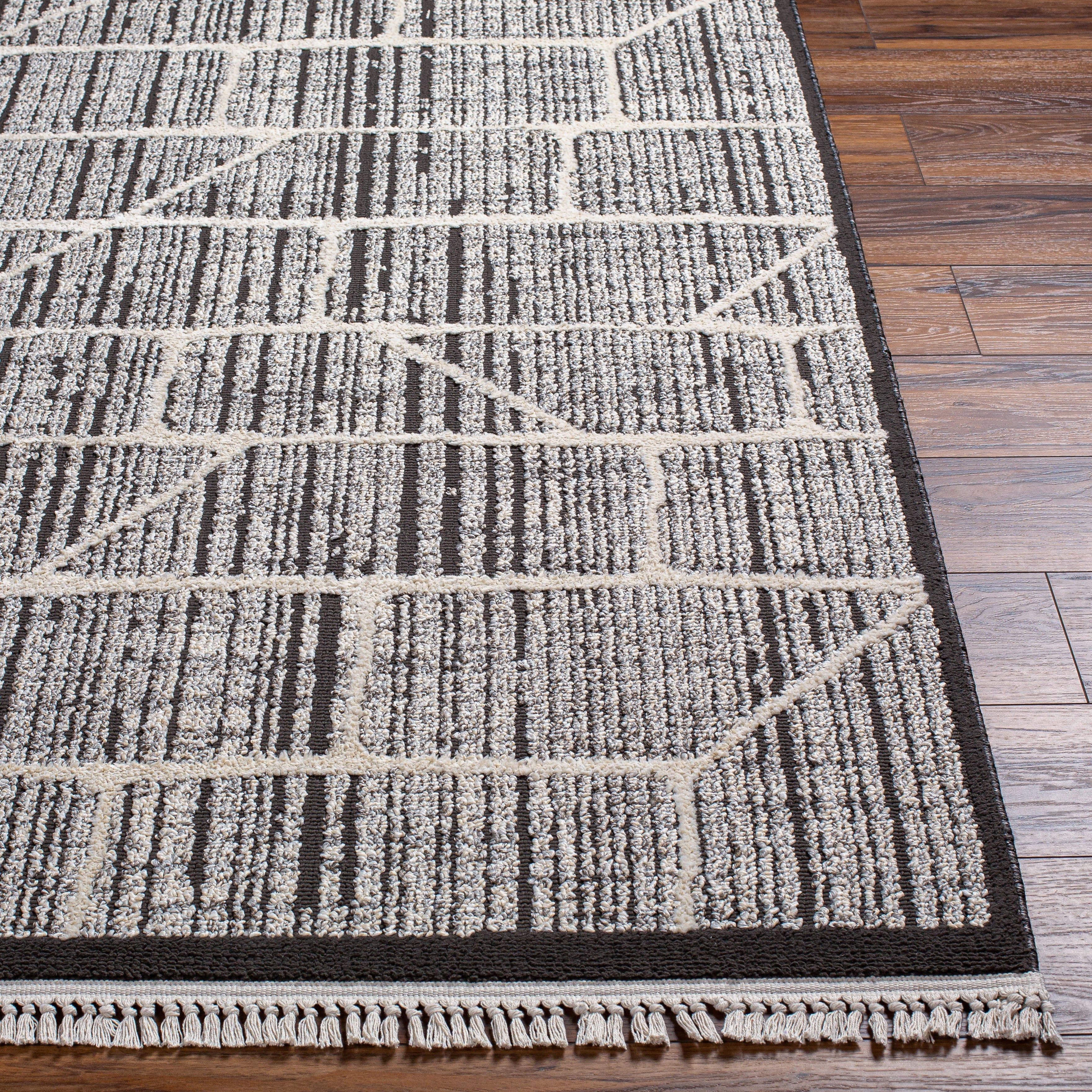 Surya Berlin BLR-2307 Dark Brown Area Rug by LIVABLISS