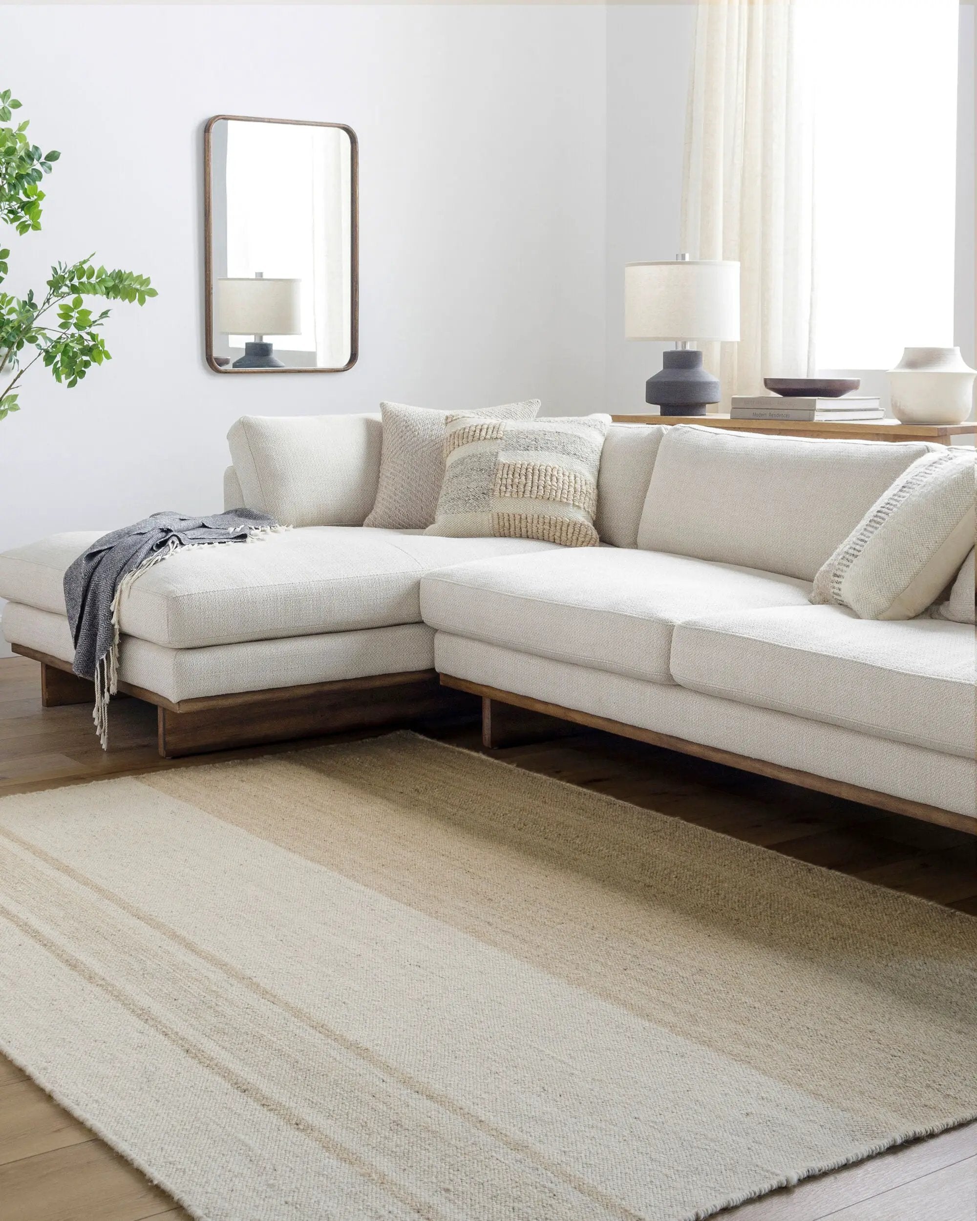 Bolu BLU-2301 Beige Area Rug by LIVABLISS