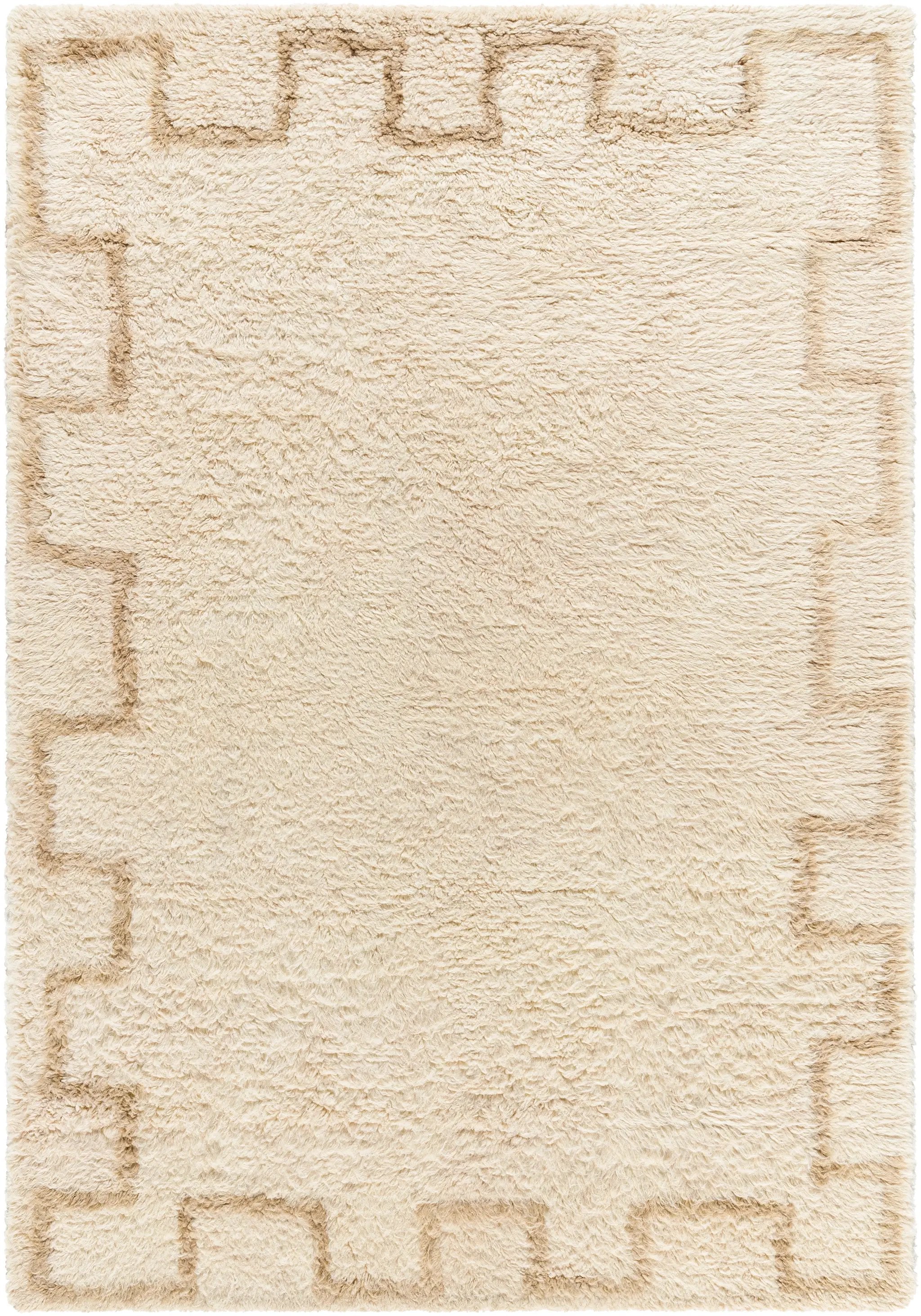 Beni Moroccan BMC-2303 Ivory Area Rug by LIVABLISS