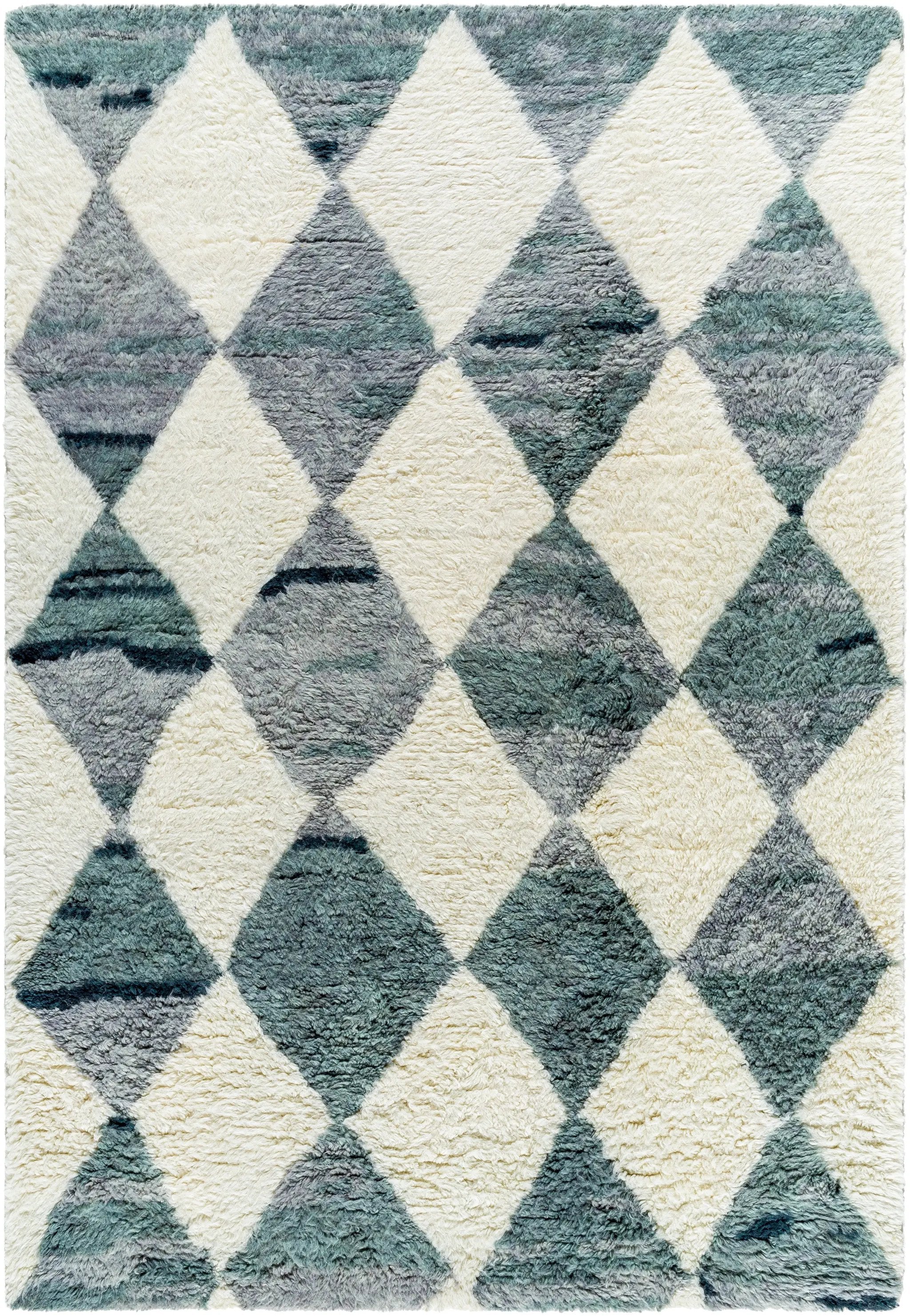 Beni Moroccan BMC-2308 Ivory Area Rug by LIVABLISS