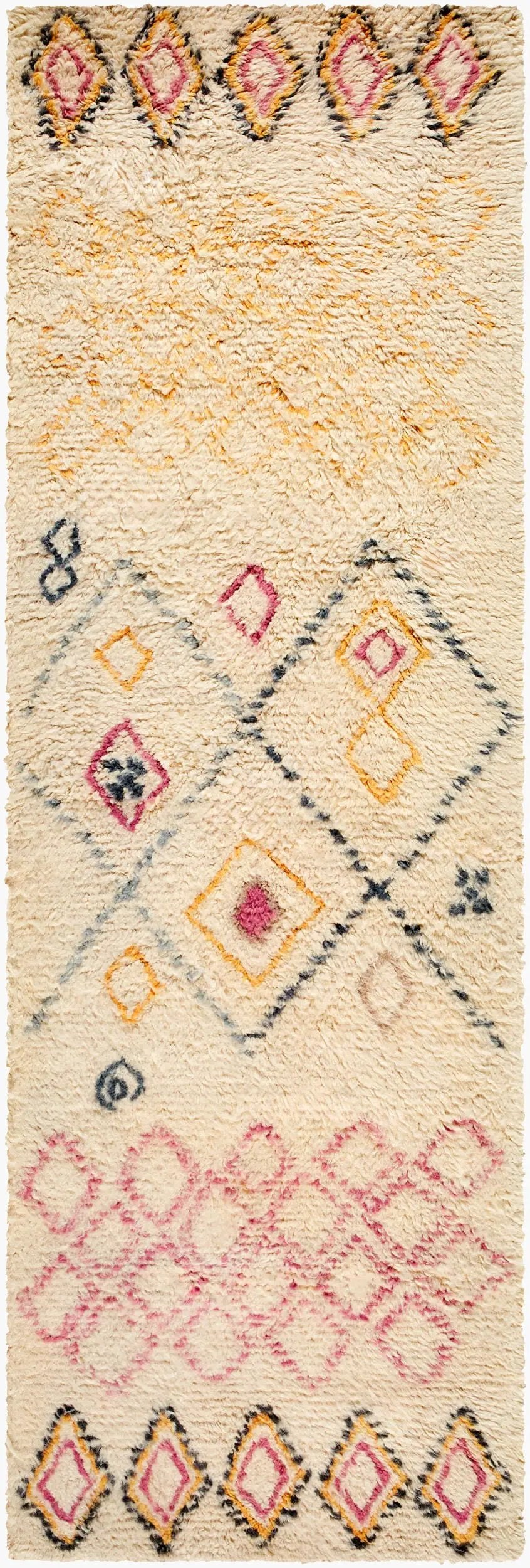 Beni Moroccan BMC-2310 Beige Area Rug by LIVABLISS