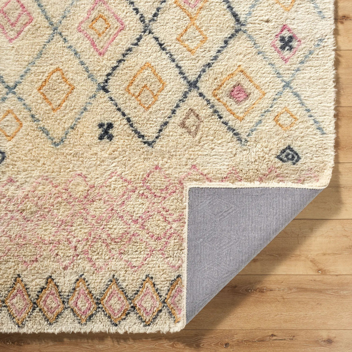 Beni Moroccan BMC-2310 Beige Area Rug by LIVABLISS