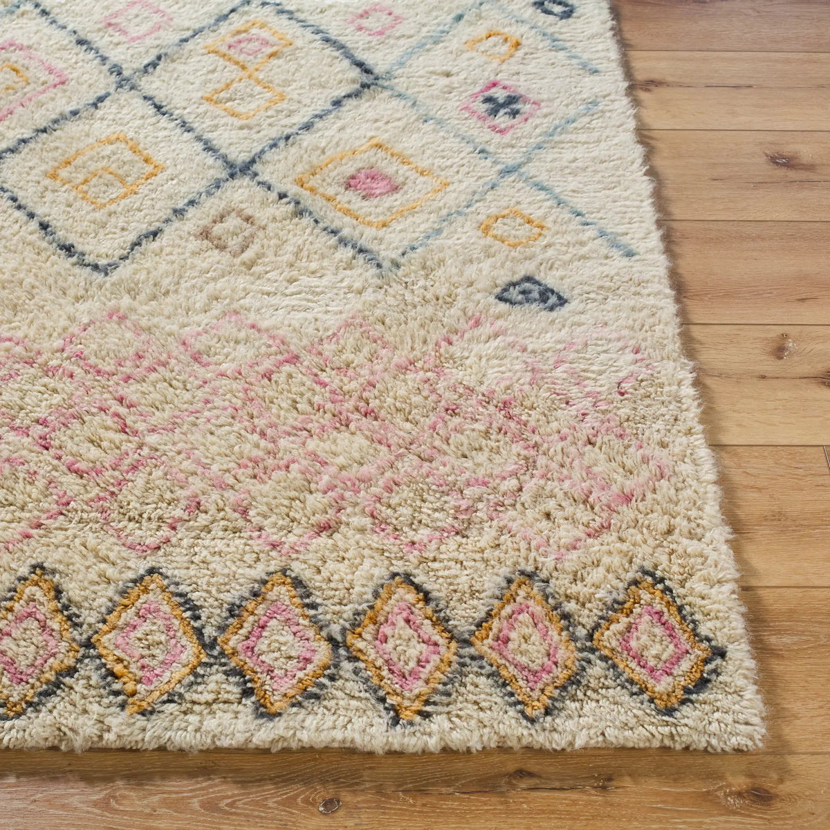 Beni Moroccan BMC-2310 Beige Area Rug by LIVABLISS