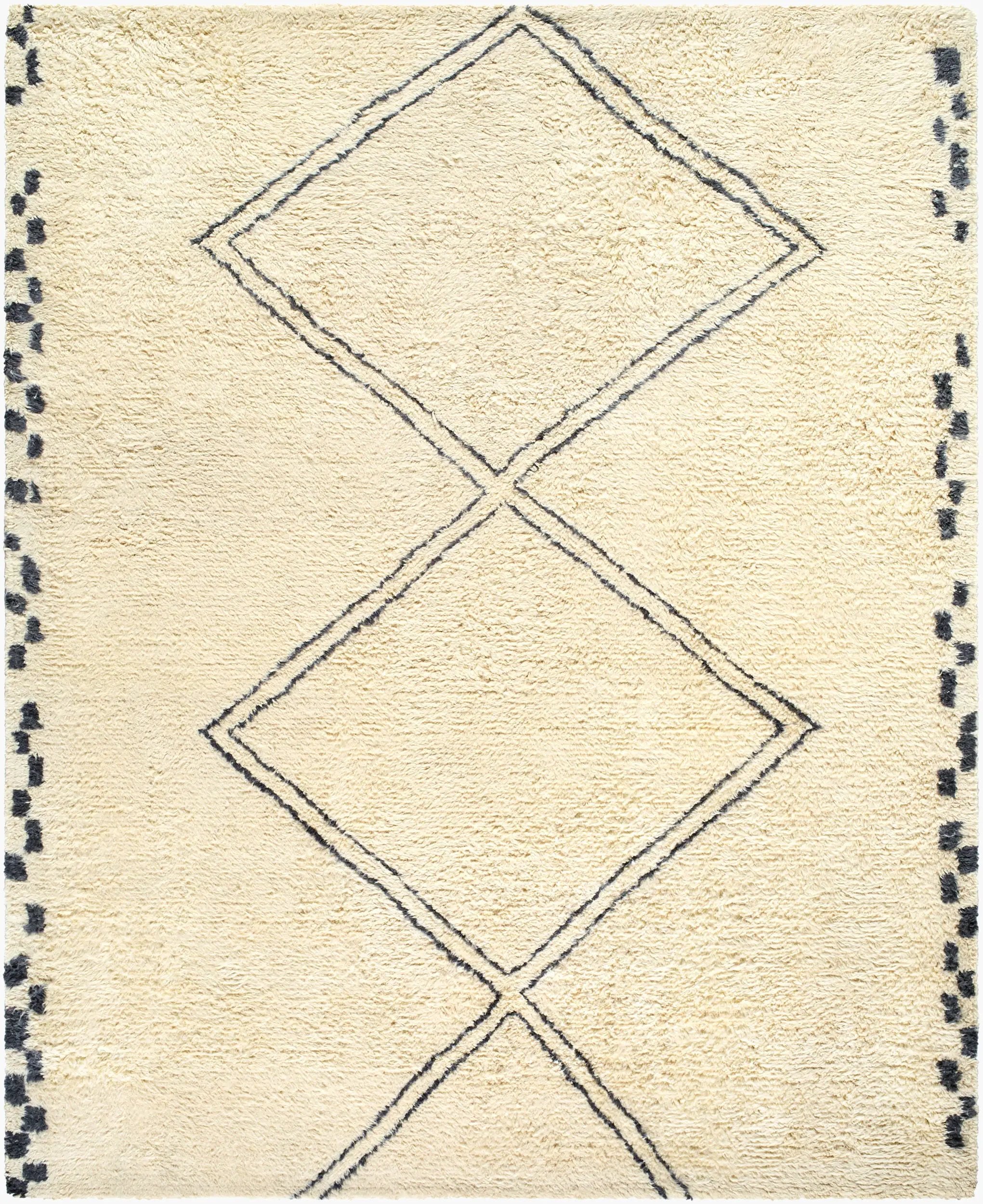Beni Moroccan BMC-2311 Ivory Area Rug by LIVABLISS