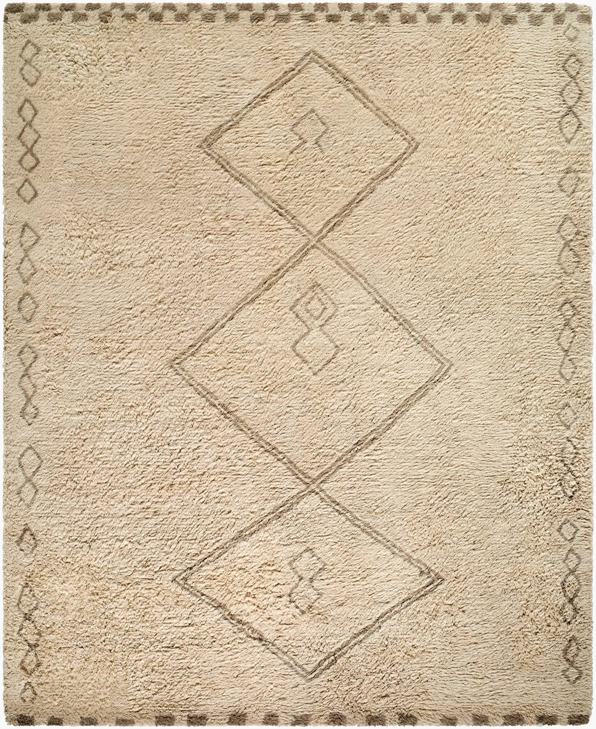 Beni Moroccan BMC-2312 Beige Area Rug by LIVABLISS