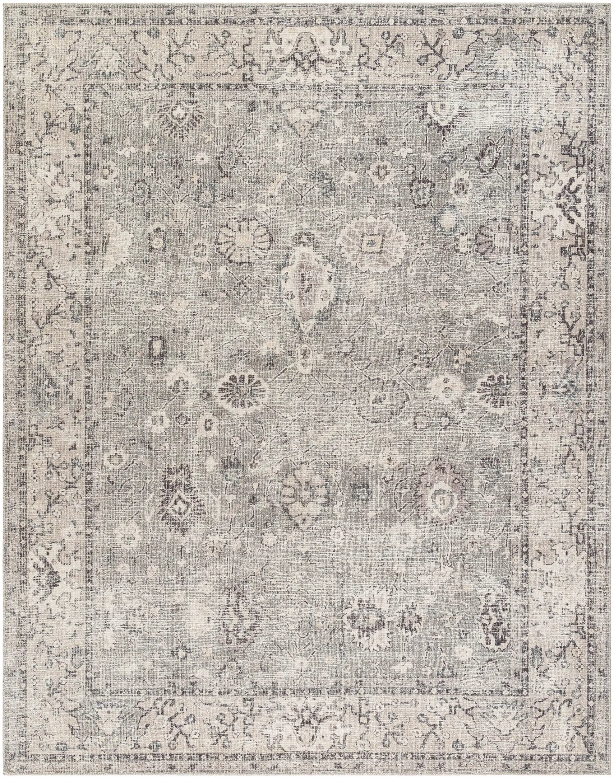 Davina BOCC-2301 Medium Gray Area Rug by Becki Owens x LIVABLISS