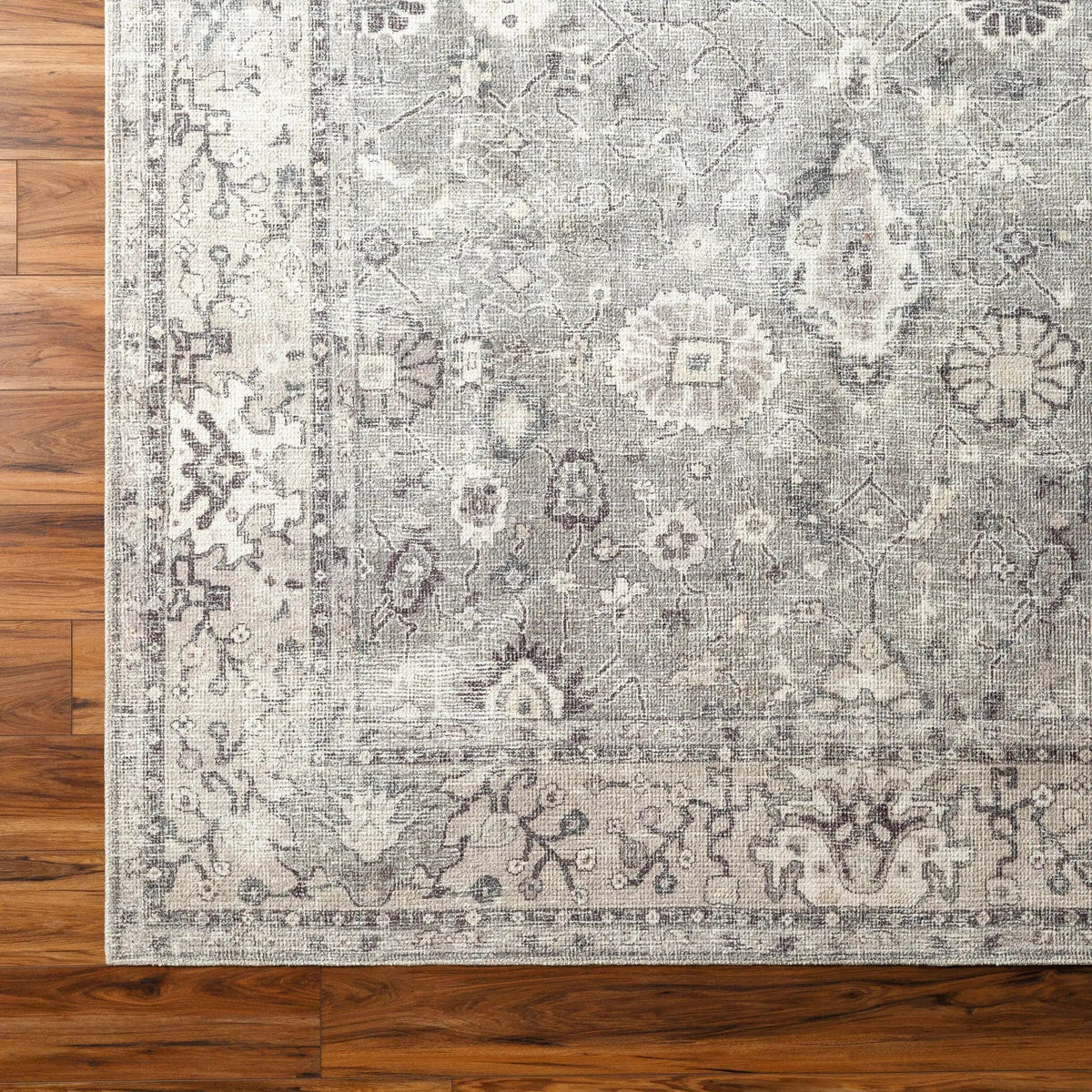 Davina BOCC-2301 Medium Gray Area Rug by Becki Owens x LIVABLISS