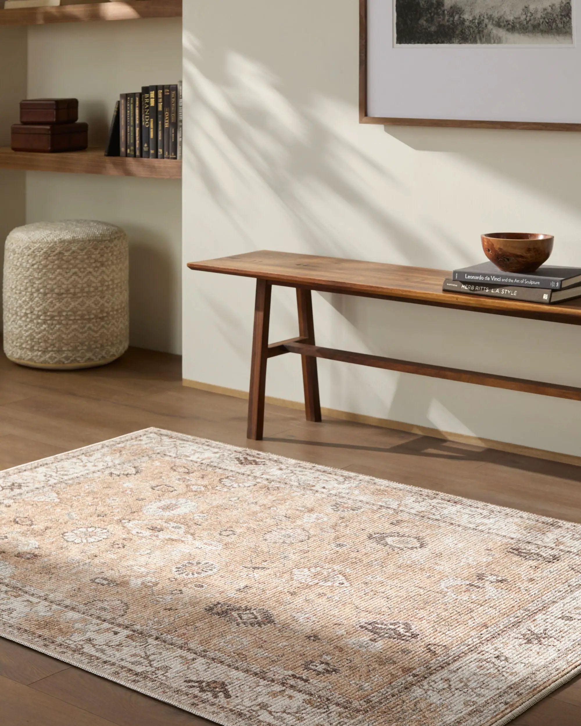 Davina BOCC-2303 Light Brown Area Rug by Becki Owens x LIVABLISS