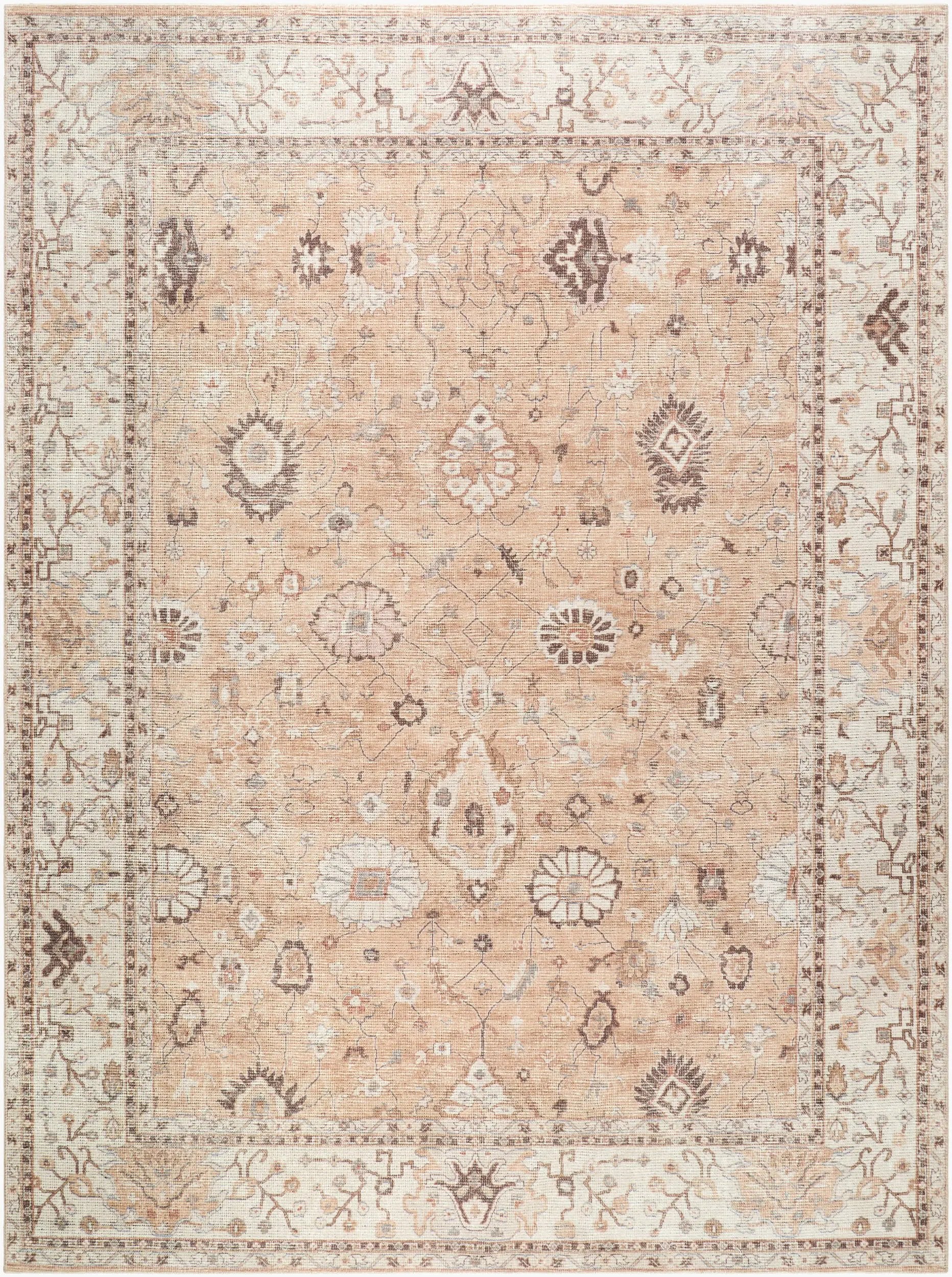 Davina BOCC-2303 Light Brown Area Rug by Becki Owens x LIVABLISS